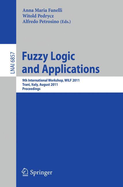 Fuzzy Logic and Applications - Fanelli, Anna Maria|Pedrycz, Witold|Pedrycz, Witold