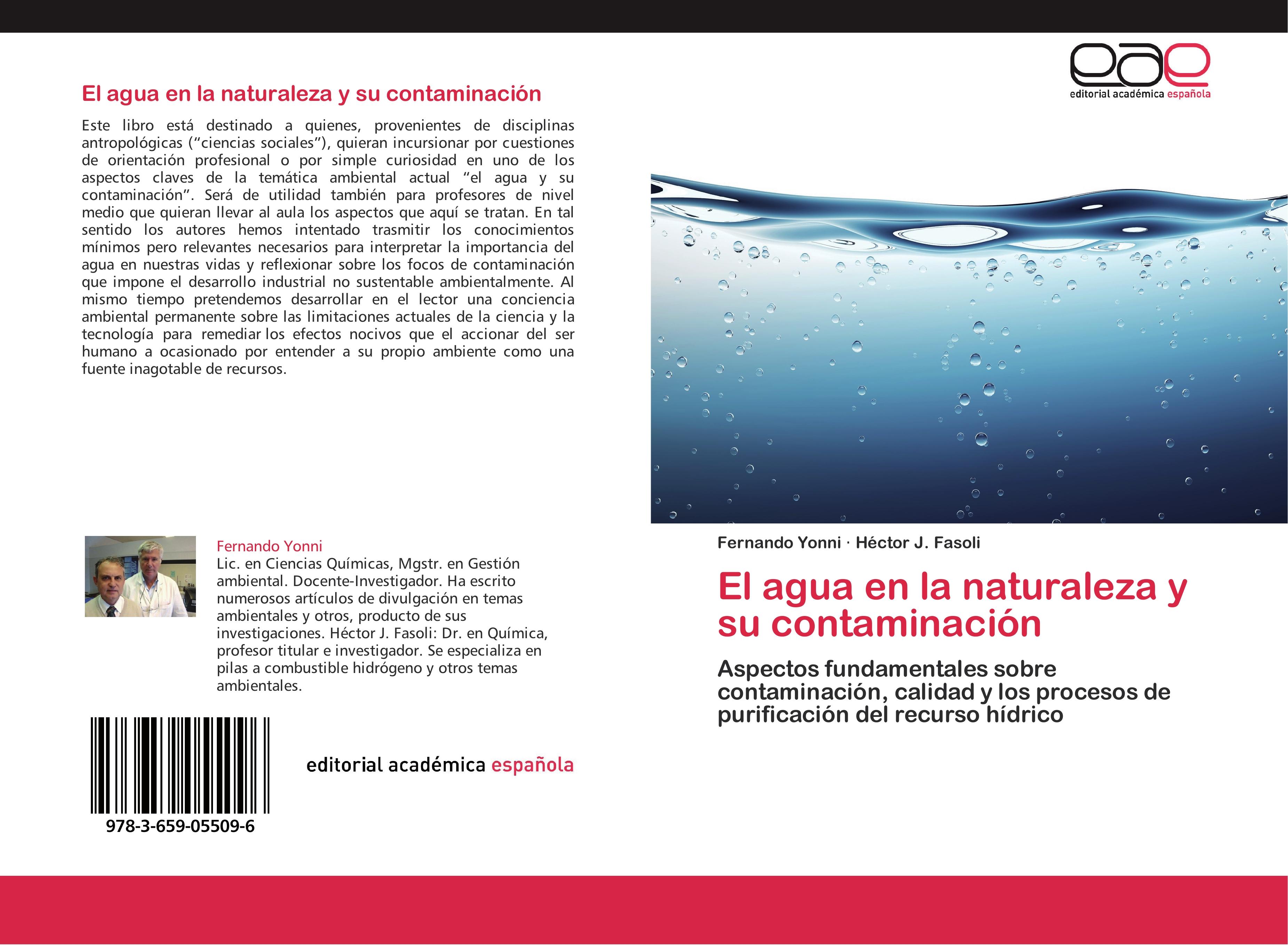 El agua en la naturaleza y su contaminación - Fernando Yonni|Héctor J. Fasoli