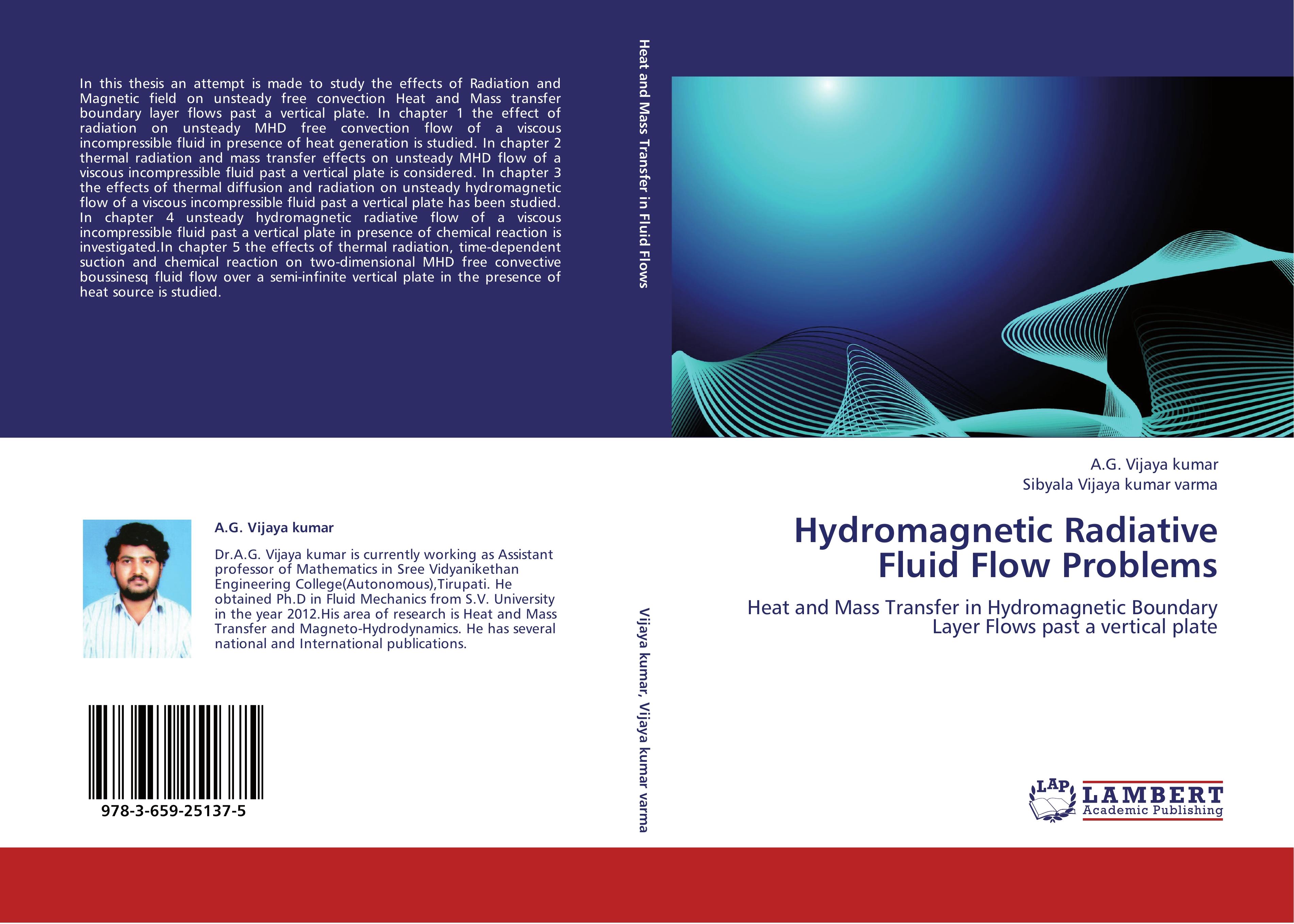 Hydromagnetic Radiative Fluid Flow Problems - A.G. Vijaya kumar|Sibyala Vijaya kumar varma