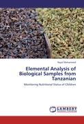 Elemental Analysis of Biological Samples from Tanzanian - Mohammed, Najat