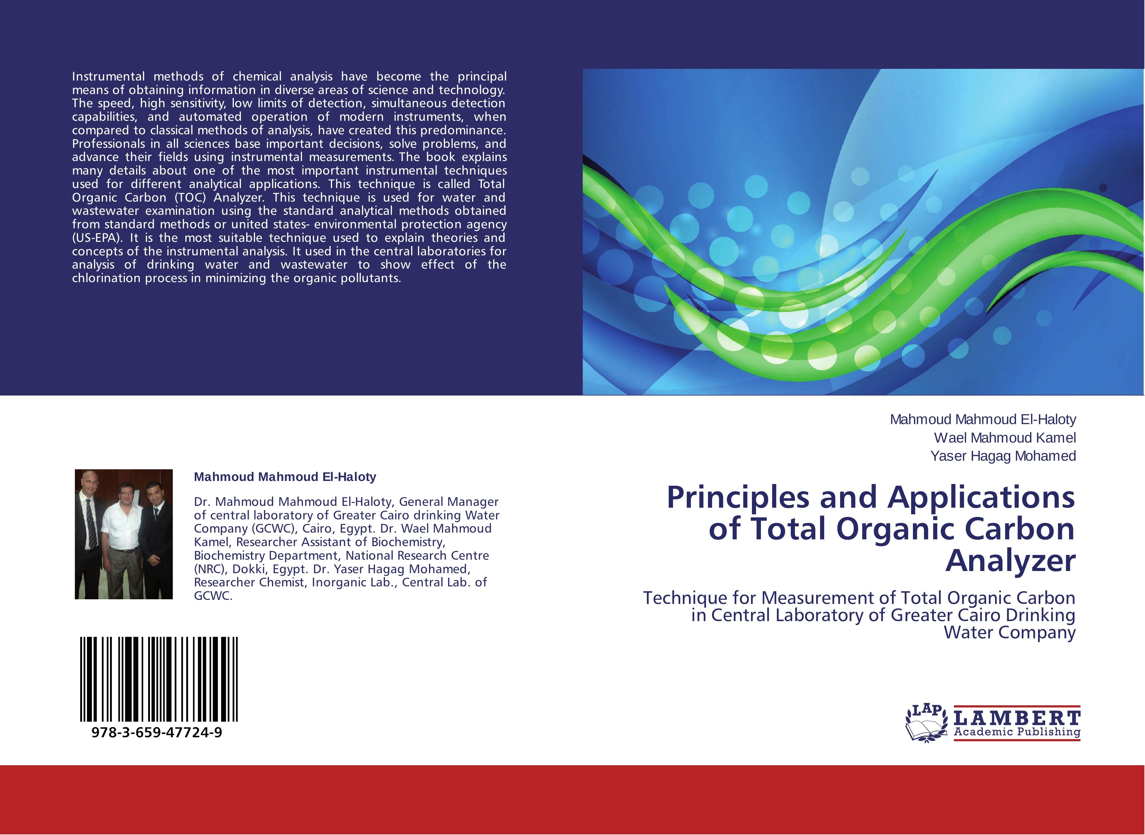Principles and Applications of Total Organic Carbon Analyzer - El-Haloty, Mahmoud Mahmoud|Kamel, Wael Mahmoud|Mohamed, Yaser Hagag