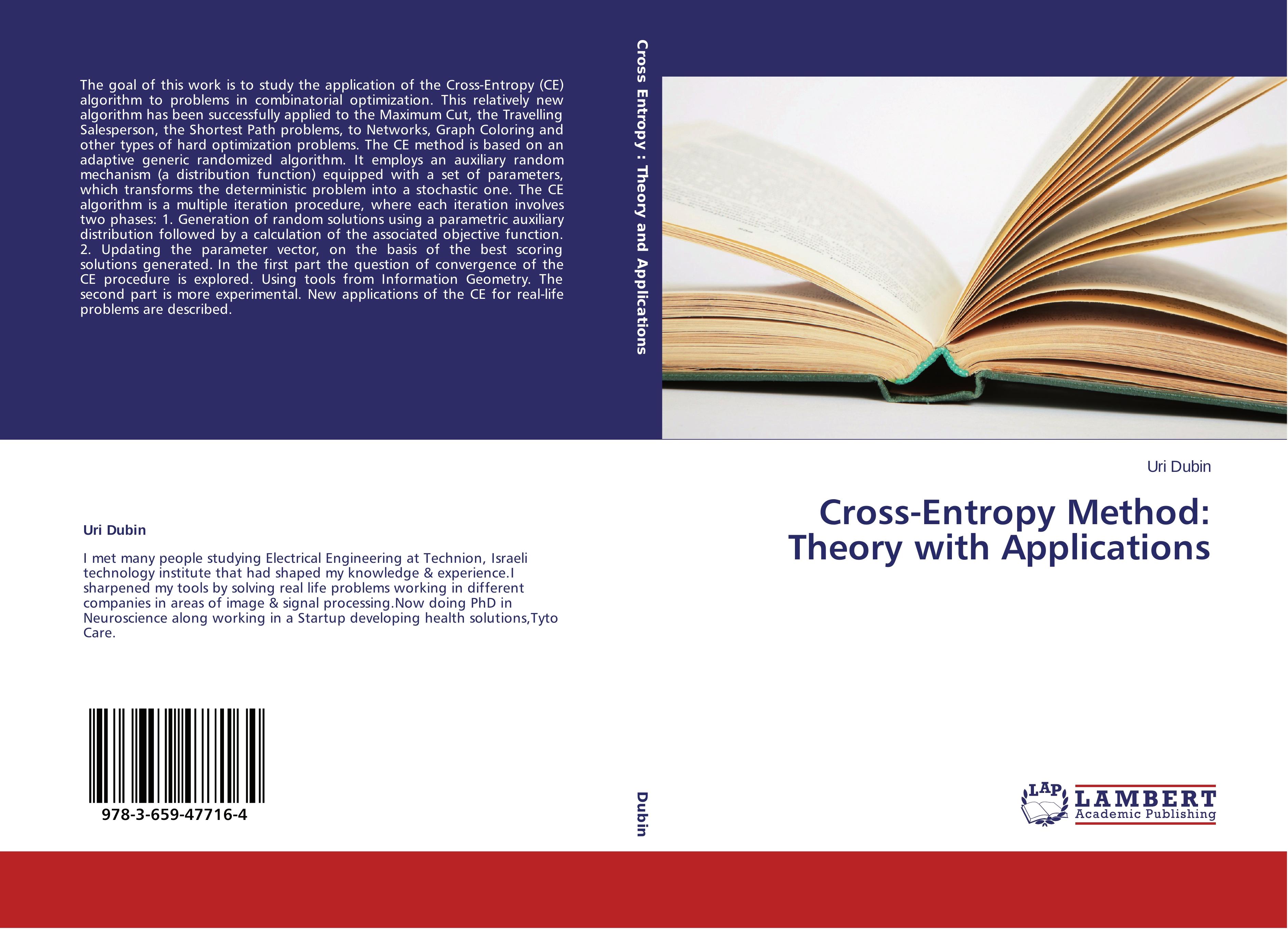 Cross-Entropy Method: Theory with Applications - Uri Dubin