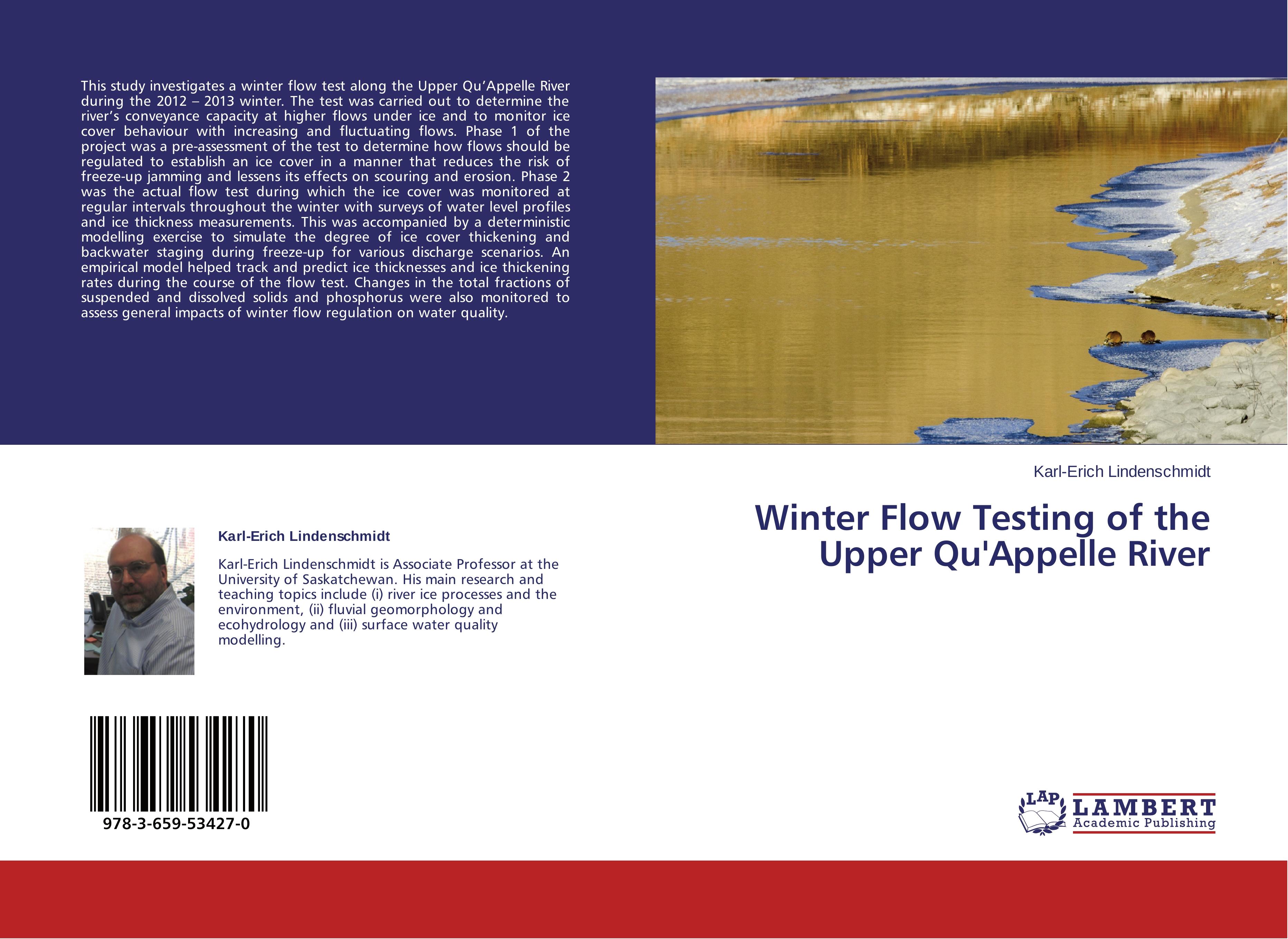 Winter Flow Testing of the Upper Qu'Appelle River - Lindenschmidt, Karl-Erich