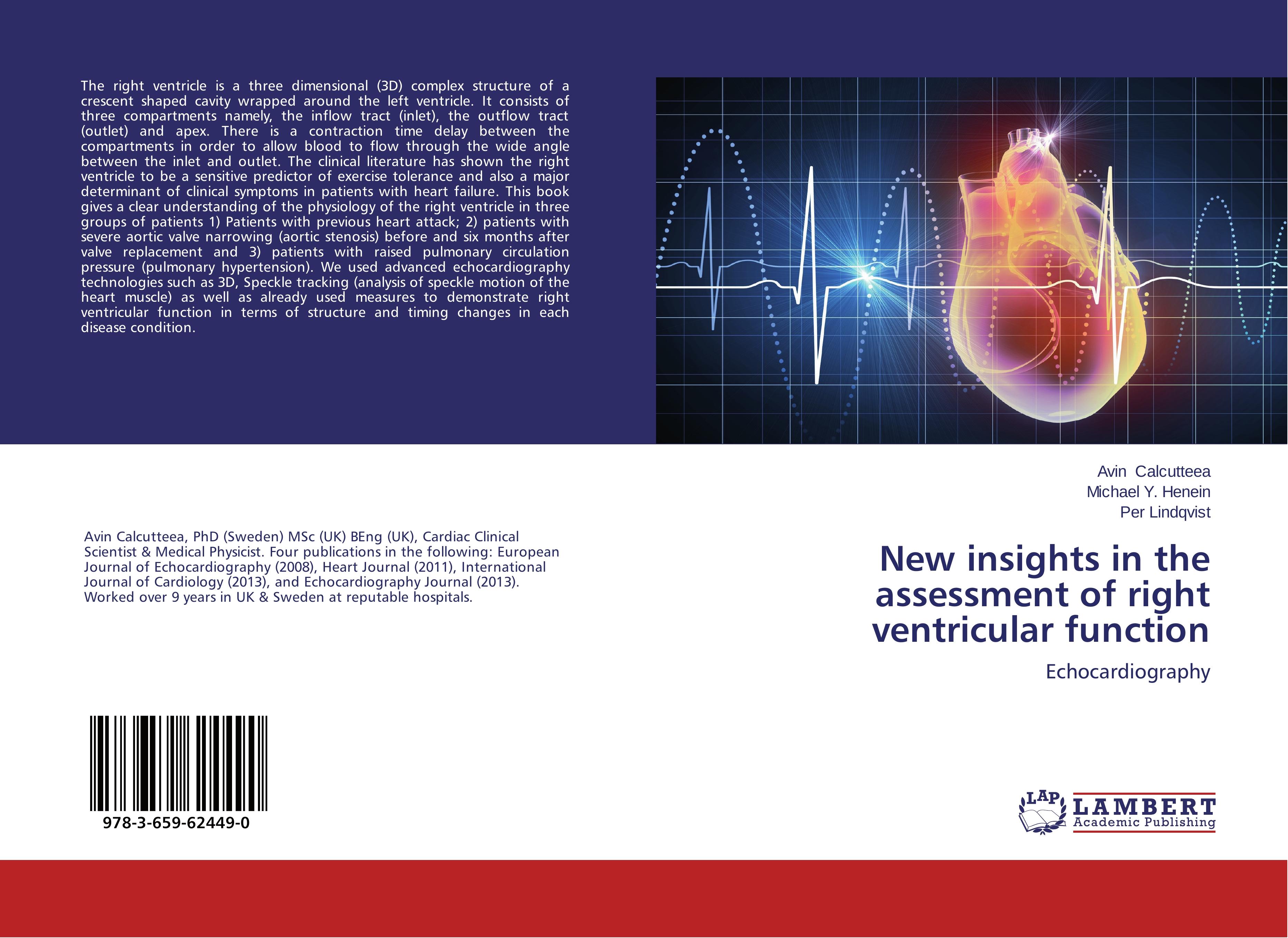 New insights in the assessment of right ventricular function - Avin Calcutteea|Michael Y. Henein|Per Lindqvist