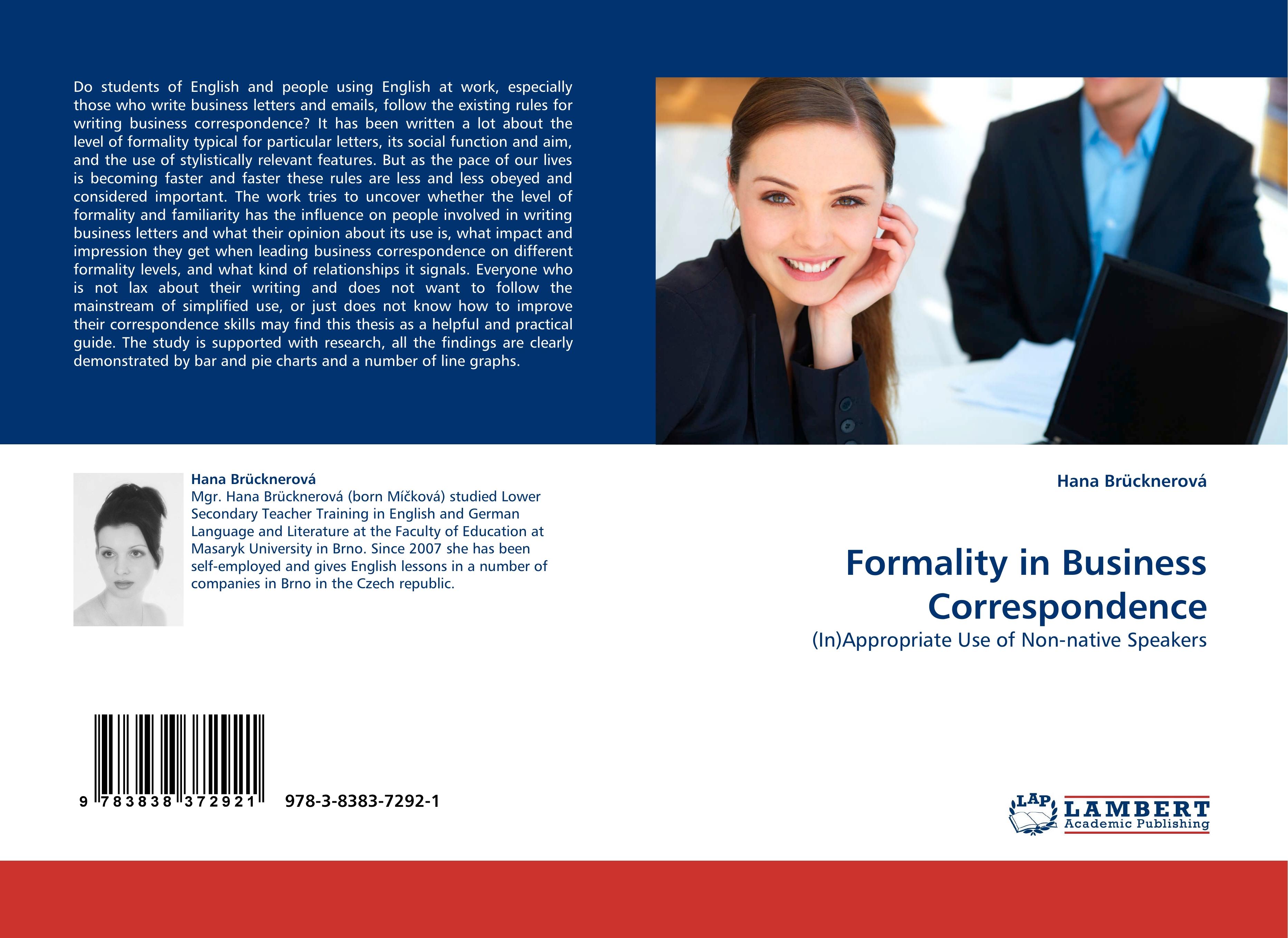 Formality in Business Correspondence - Hana Brücknerová