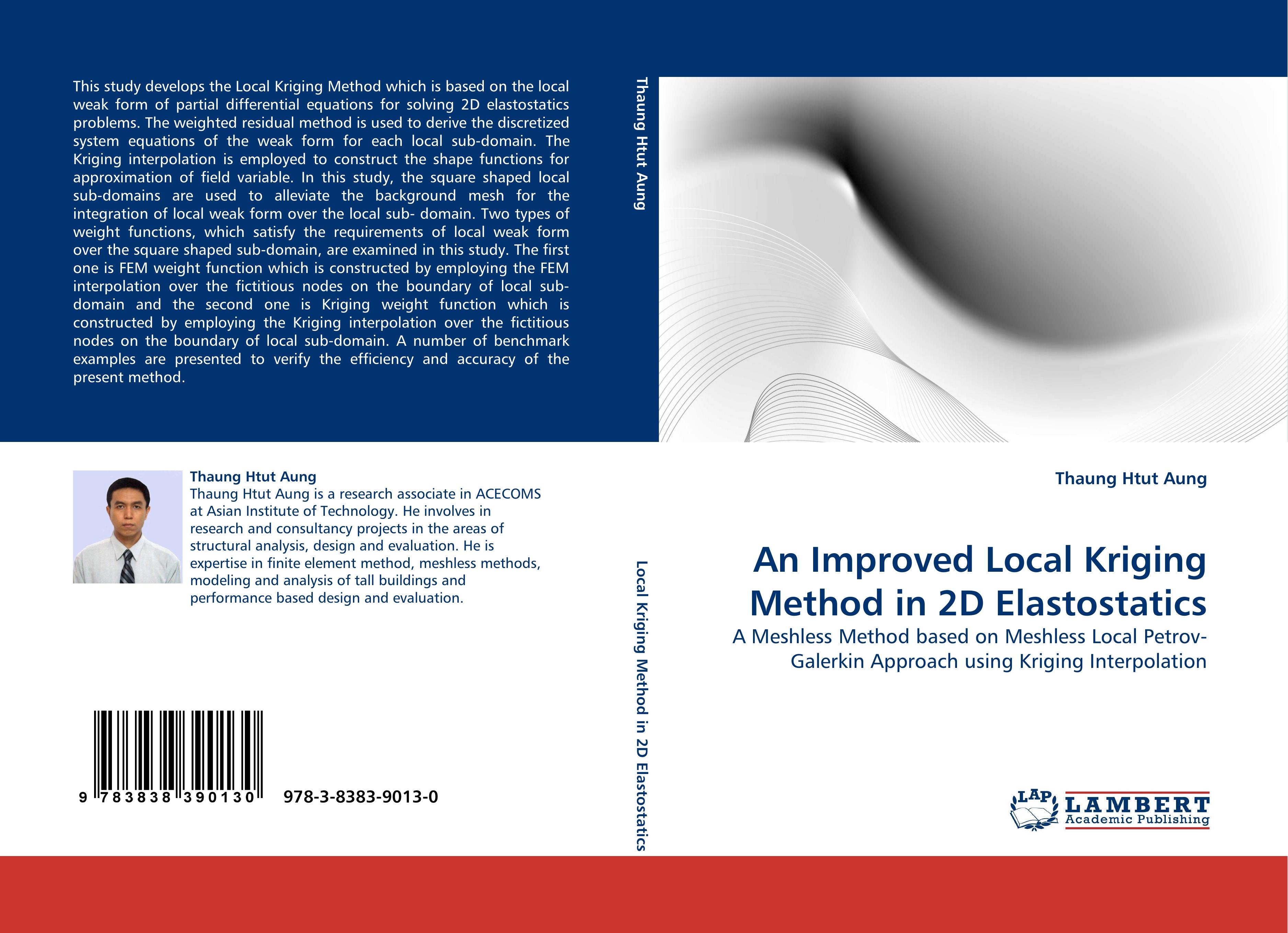 An Improved Local Kriging Method in 2D Elastostatics - Thaung Htut Aung