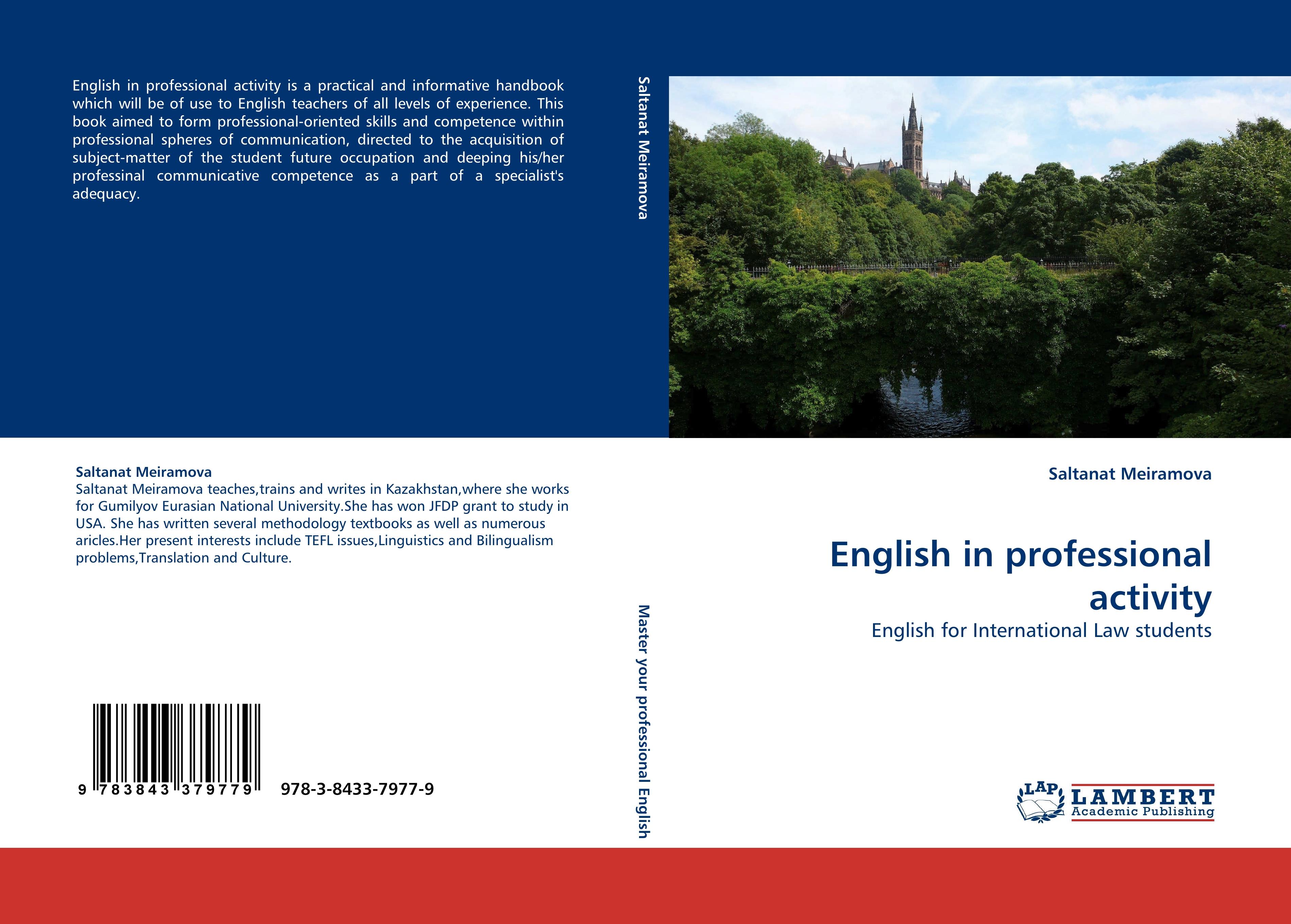 English in professional activity - Saltanat Meiramova