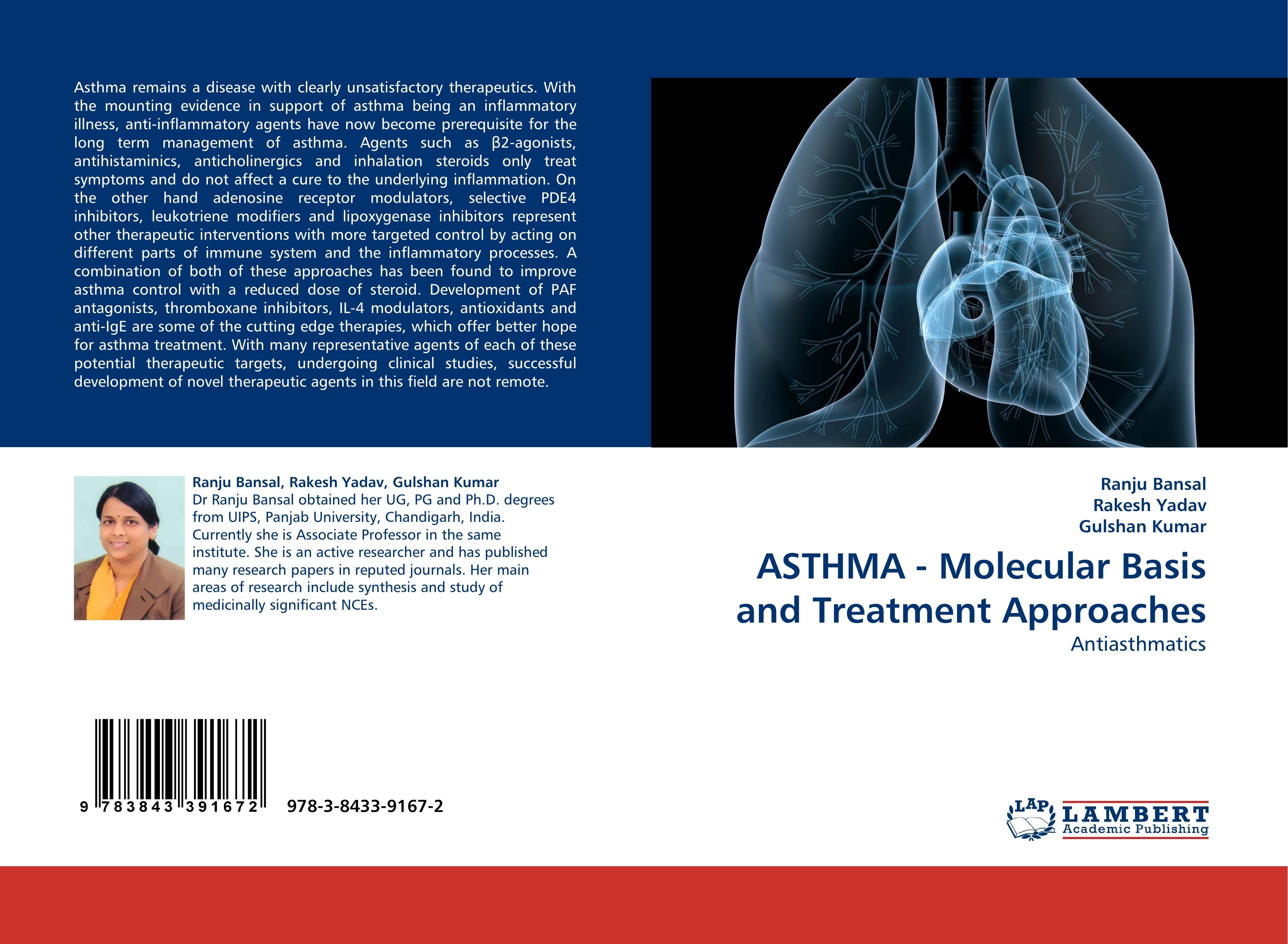 ASTHMA - Molecular Basis and Treatment Approaches - Bansal, Ranju|Yadav, Rakesh|Kumar, Gulshan