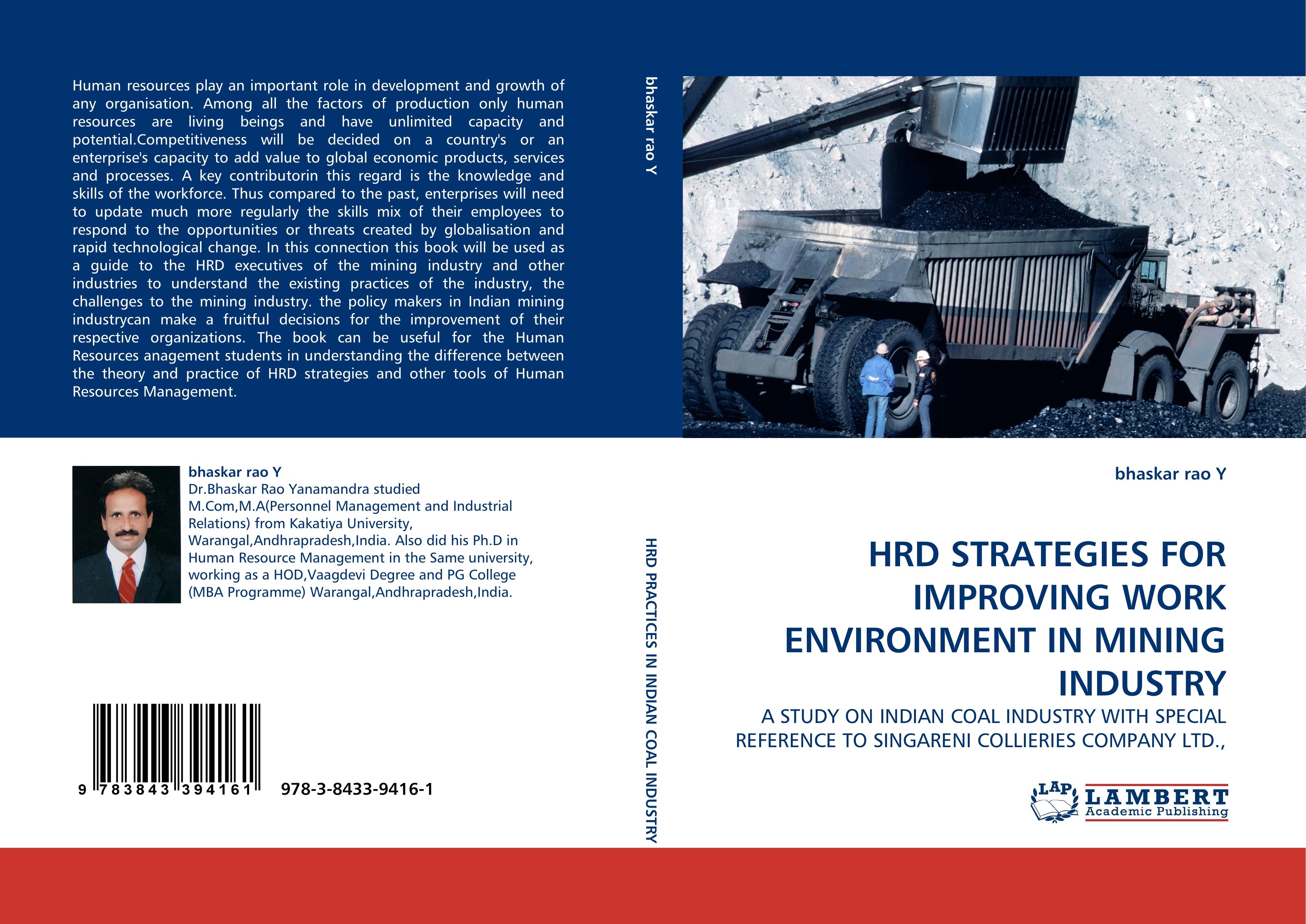 HRD STRATEGIES FOR IMPROVING WORK ENVIRONMENT IN MINING INDUSTRY - bhaskar rao Y