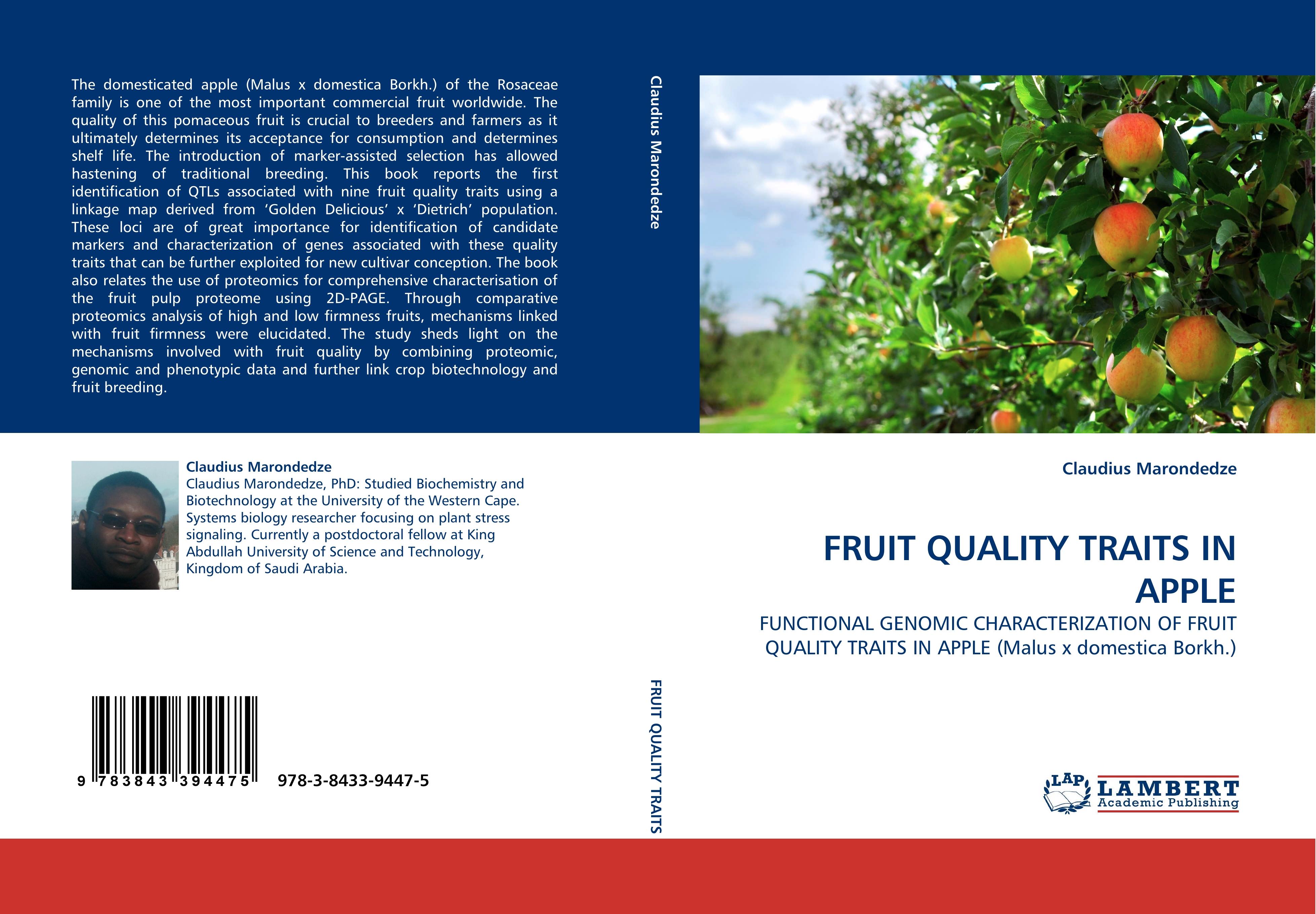 FRUIT QUALITY TRAITS IN APPLE - Claudius Marondedze