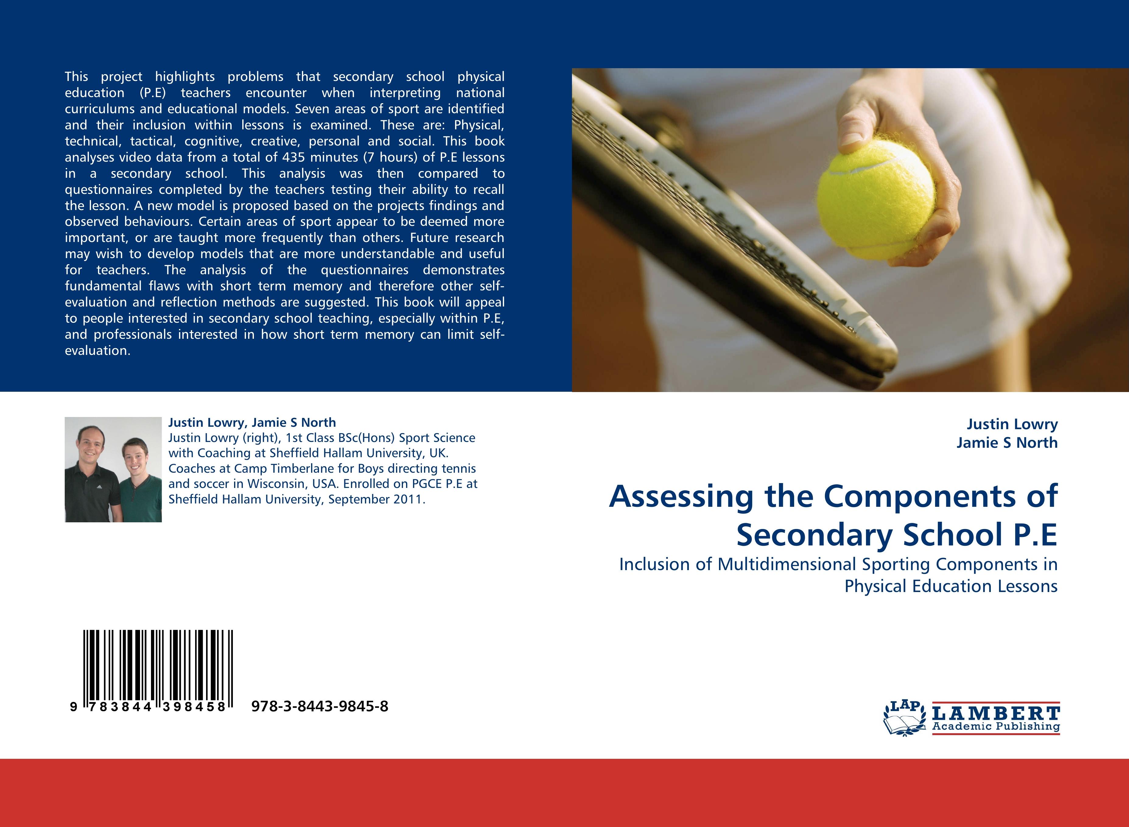 Assessing the Components of Secondary School P.E - Justin Lowry|Jamie S North