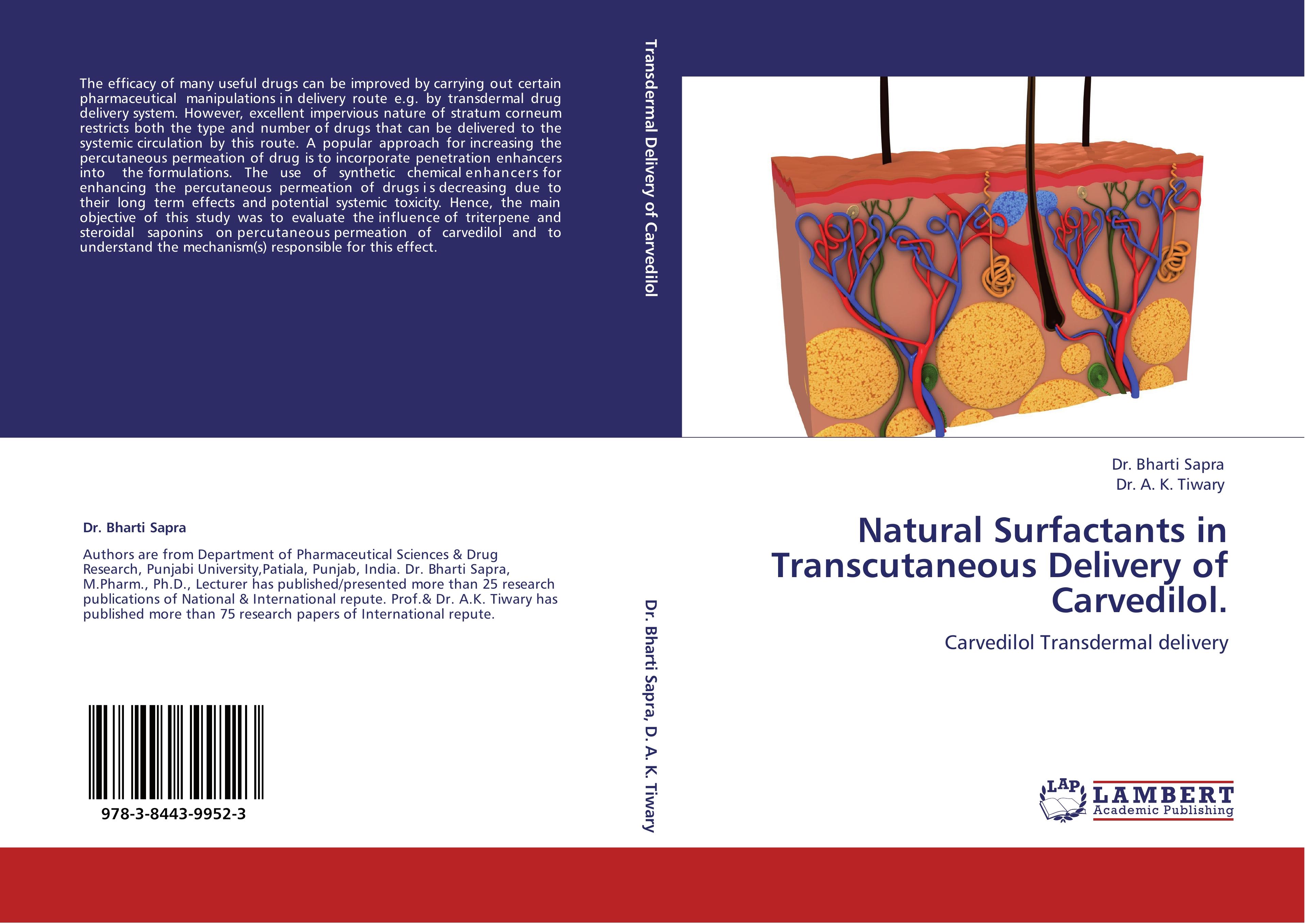 Natural Surfactants in Transcutaneous Delivery of Carvedilol. - Dr. Bharti Sapra|Dr. A. K. Tiwary