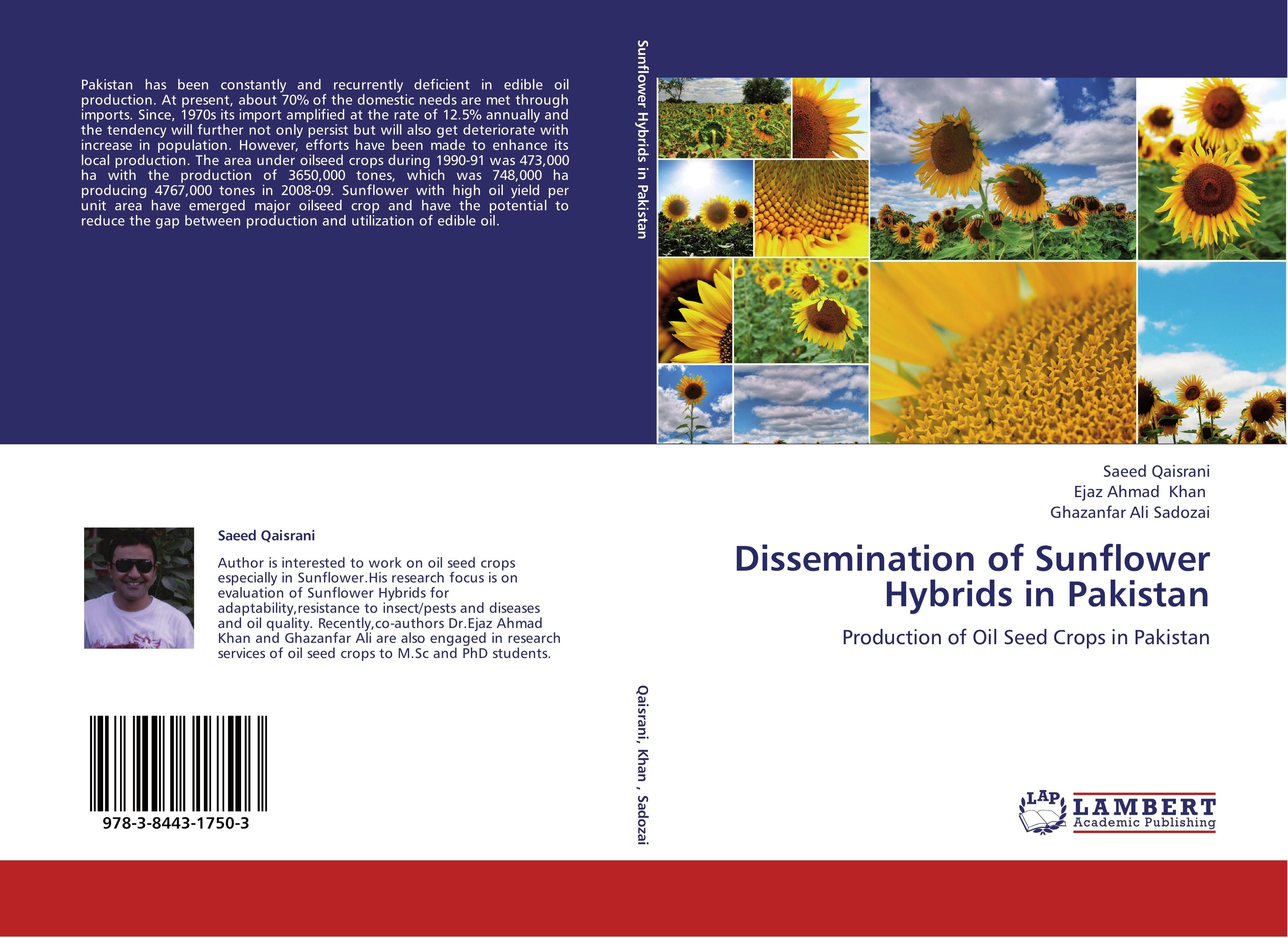 Dissemination of Sunflower Hybrids in Pakistan - Saeed Qaisrani|Ejaz Ahmad Khan|Ghazanfar Ali Sadozai