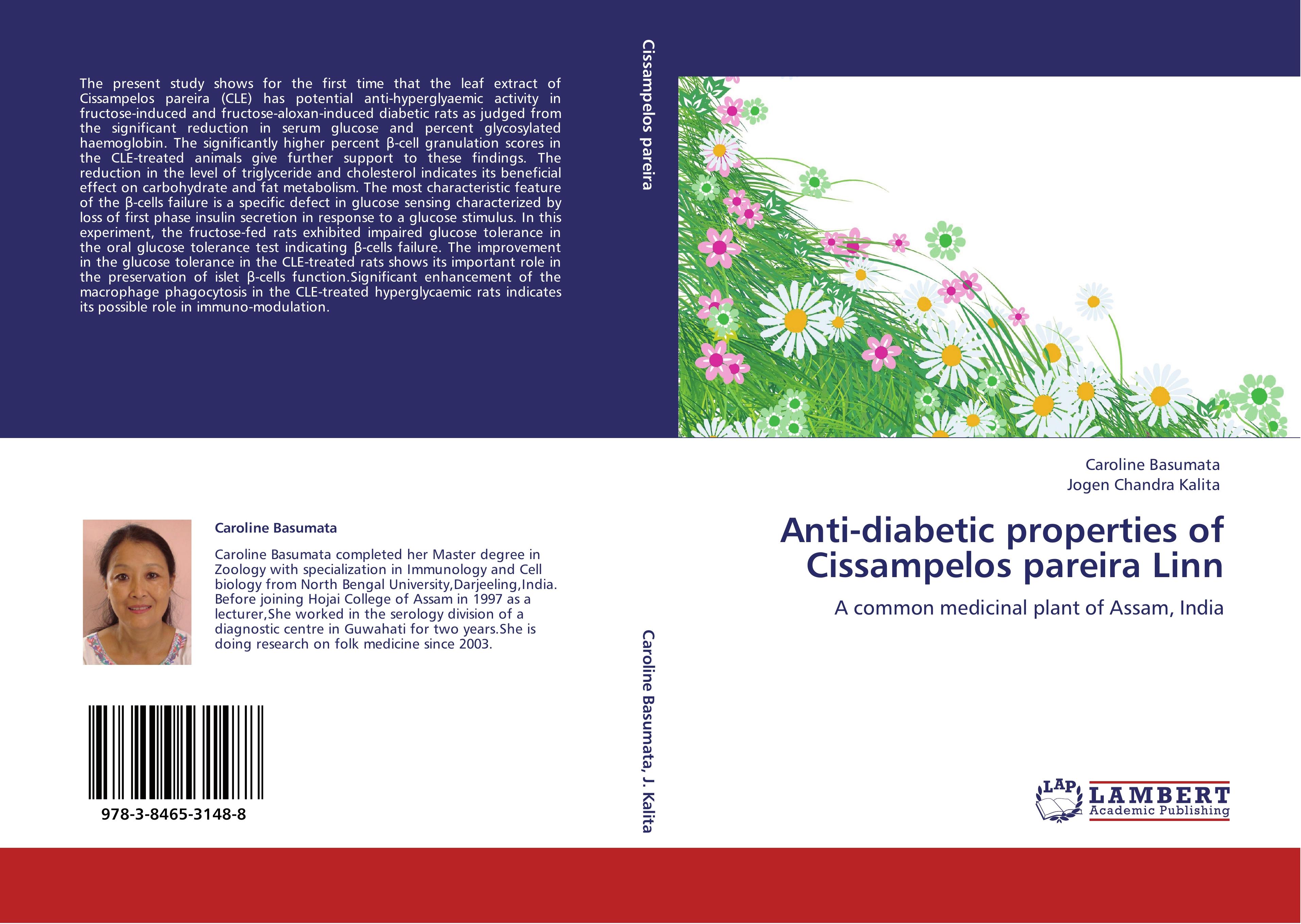 Anti-diabetic properties of Cissampelos pareira Linn - Caroline Basumata|Jogen Chandra Kalita
