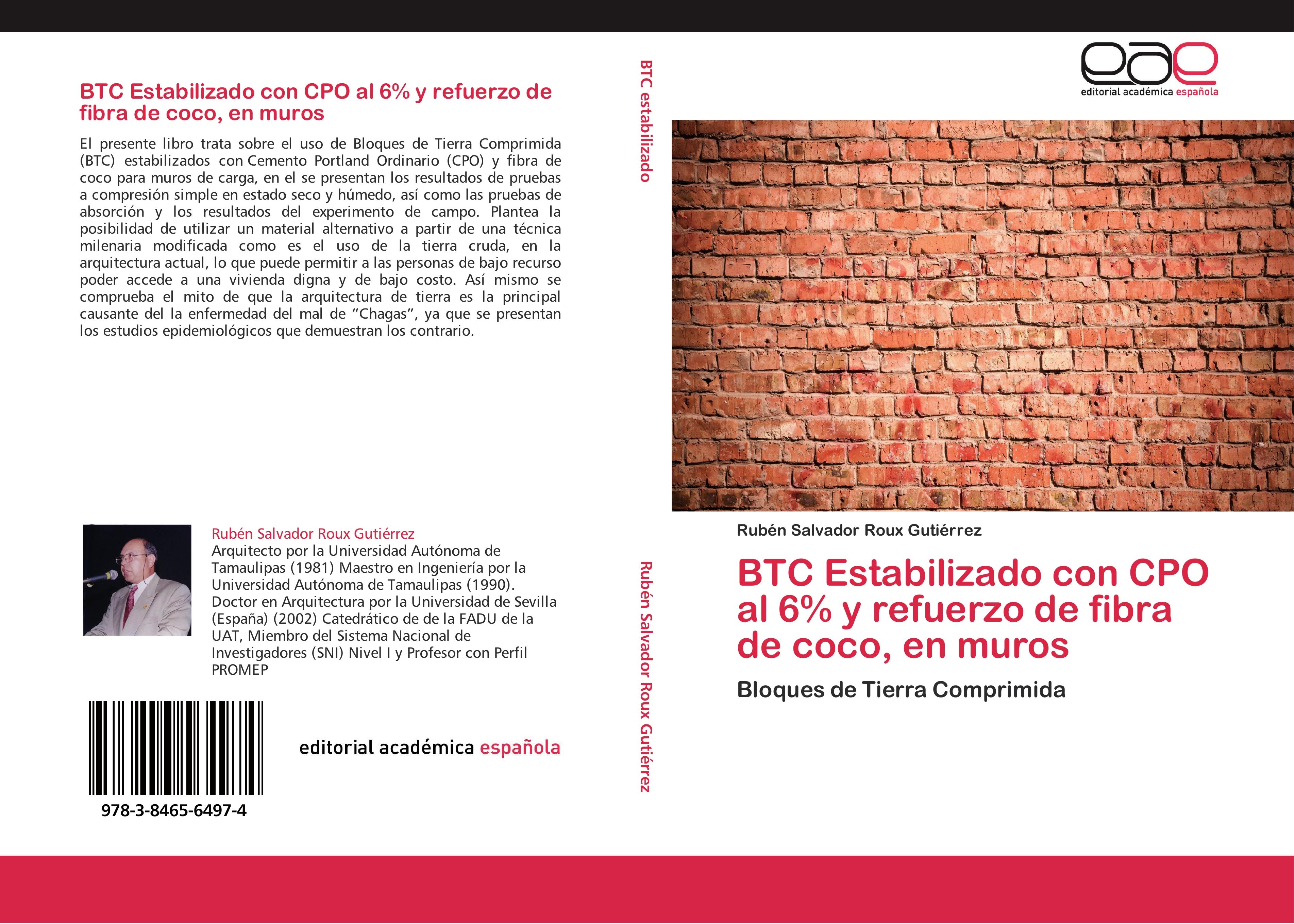 BTC Estabilizado con CPO al 6% y refuerzo de fibra de coco, en muros - Roux GutiÃƒÂ©rrez, RubÃƒÂ©n Salvador