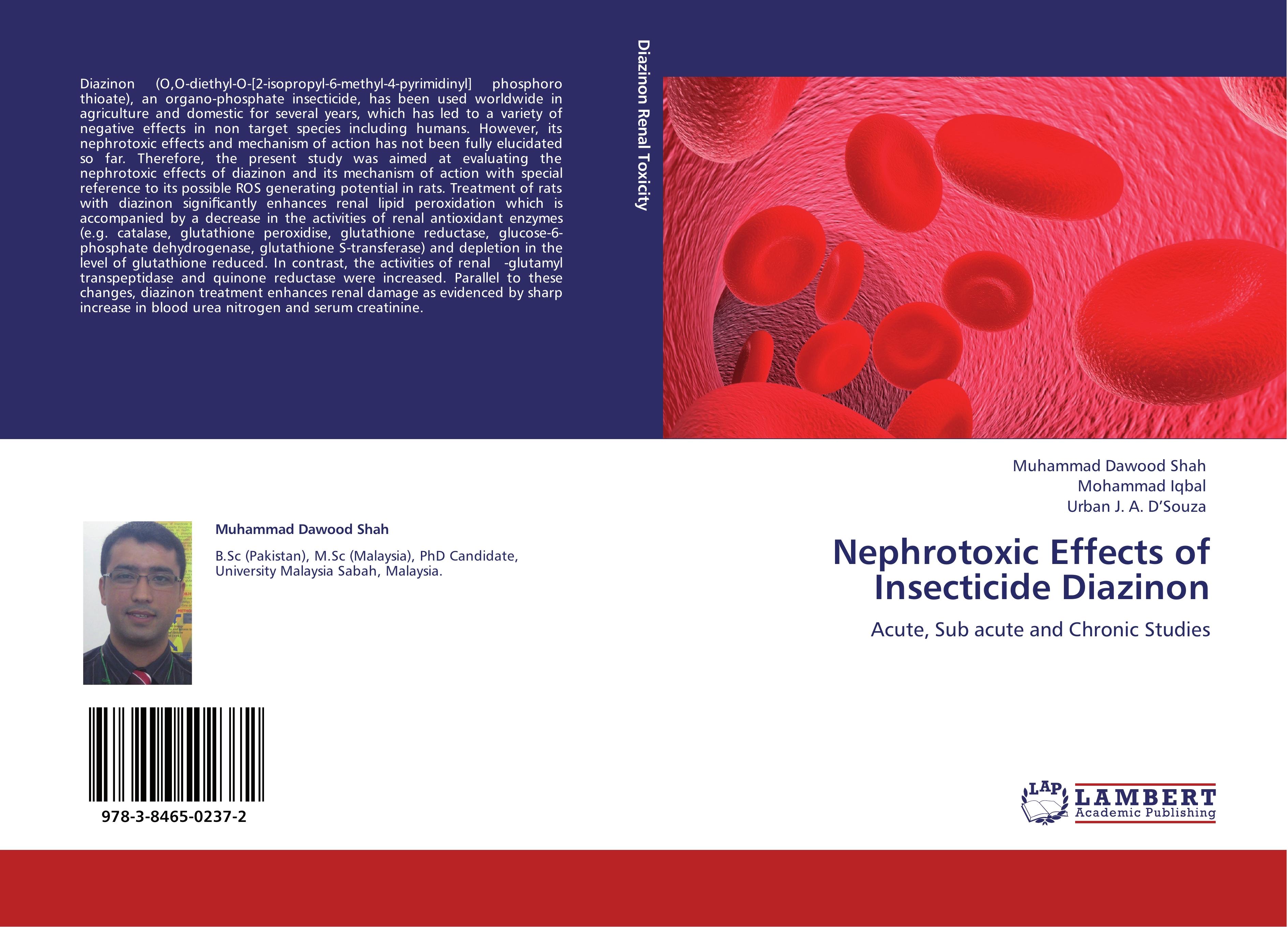 Nephrotoxic Effects of Insecticide Diazinon - Muhammad Dawood Shah|Mohammad Iqbal|Urban J. A. D´Souza