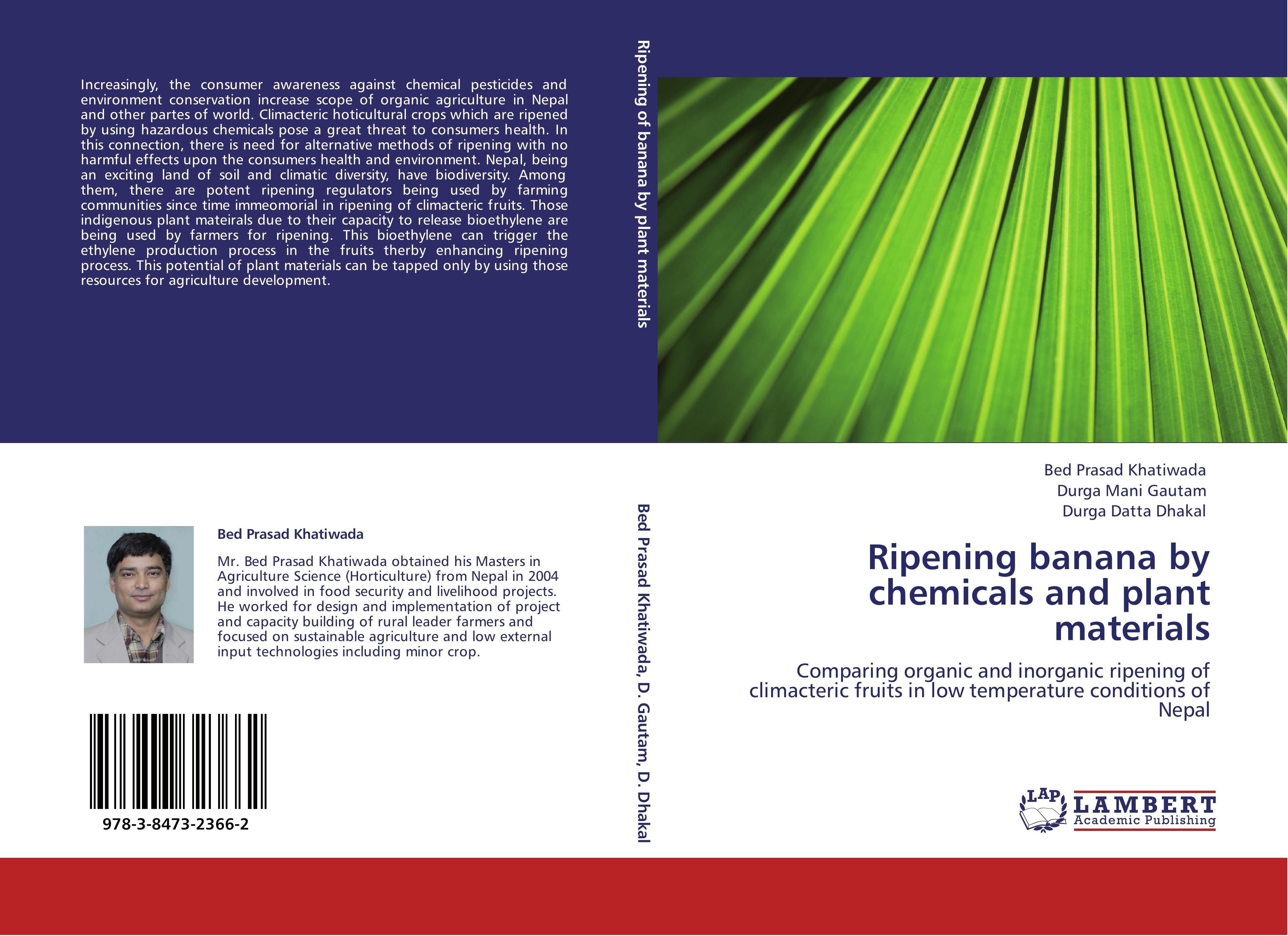 Ripening banana by chemicals and plant materials - Khatiwada, Bed Prasad|Gautam, Durga Mani|Dhakal, Durga Datta