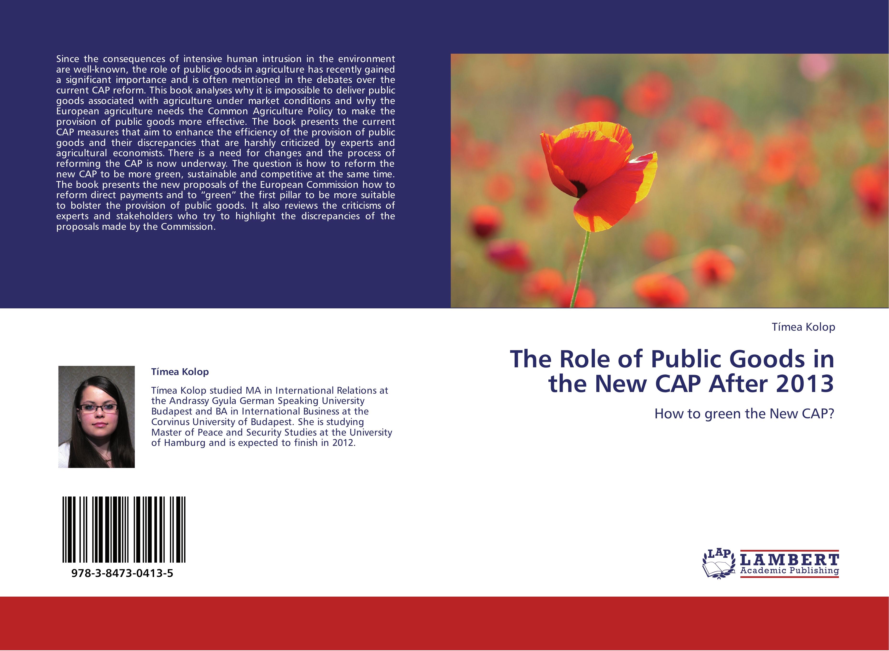 The Role of Public Goods in the New CAP After 2013 - TÃƒÂ­mea Kolop