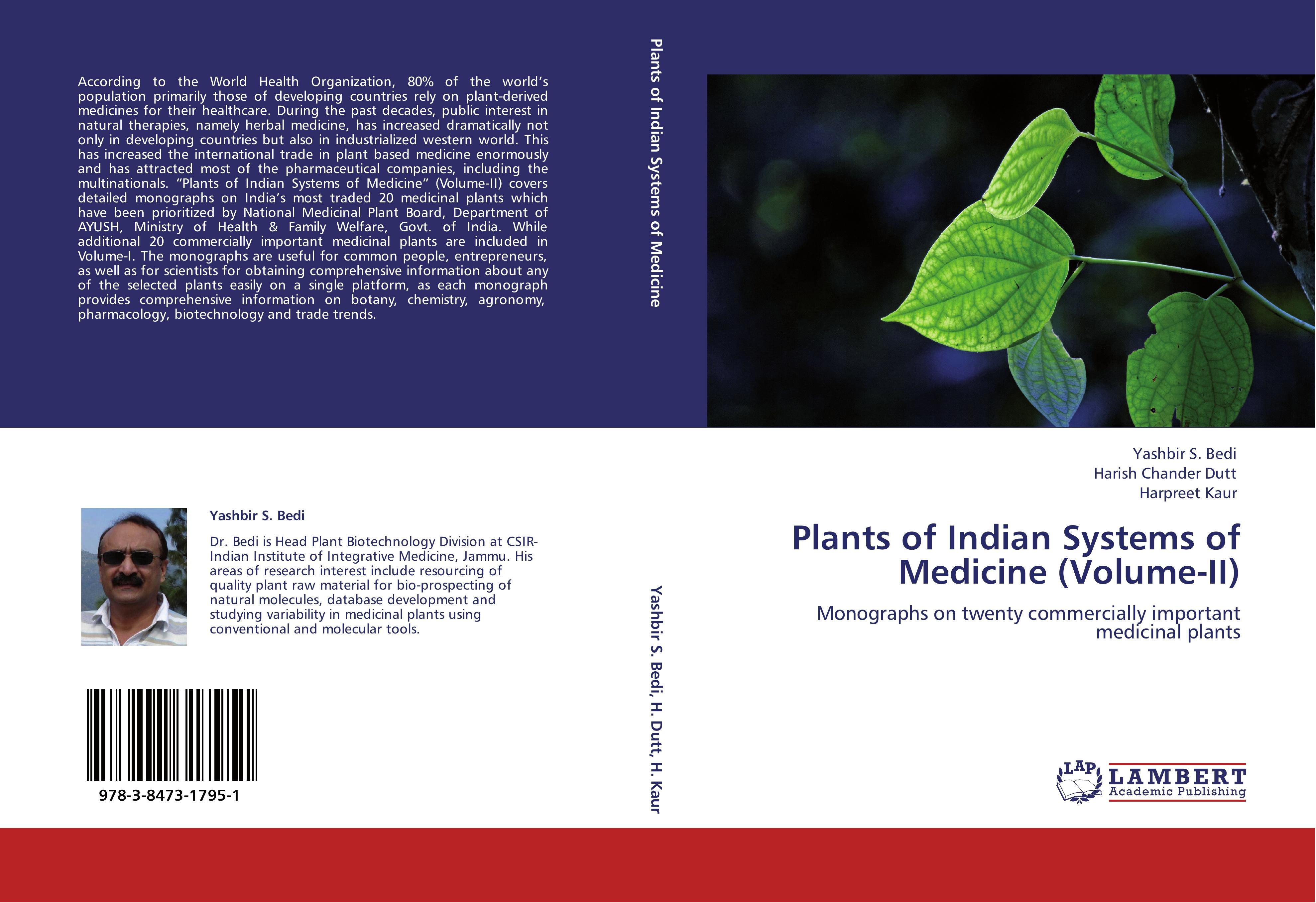 Plants of Indian Systems of Medicine (Volume-II) - Yashbir S. Bedi|Harish Chander Dutt|HARPREET KAUR