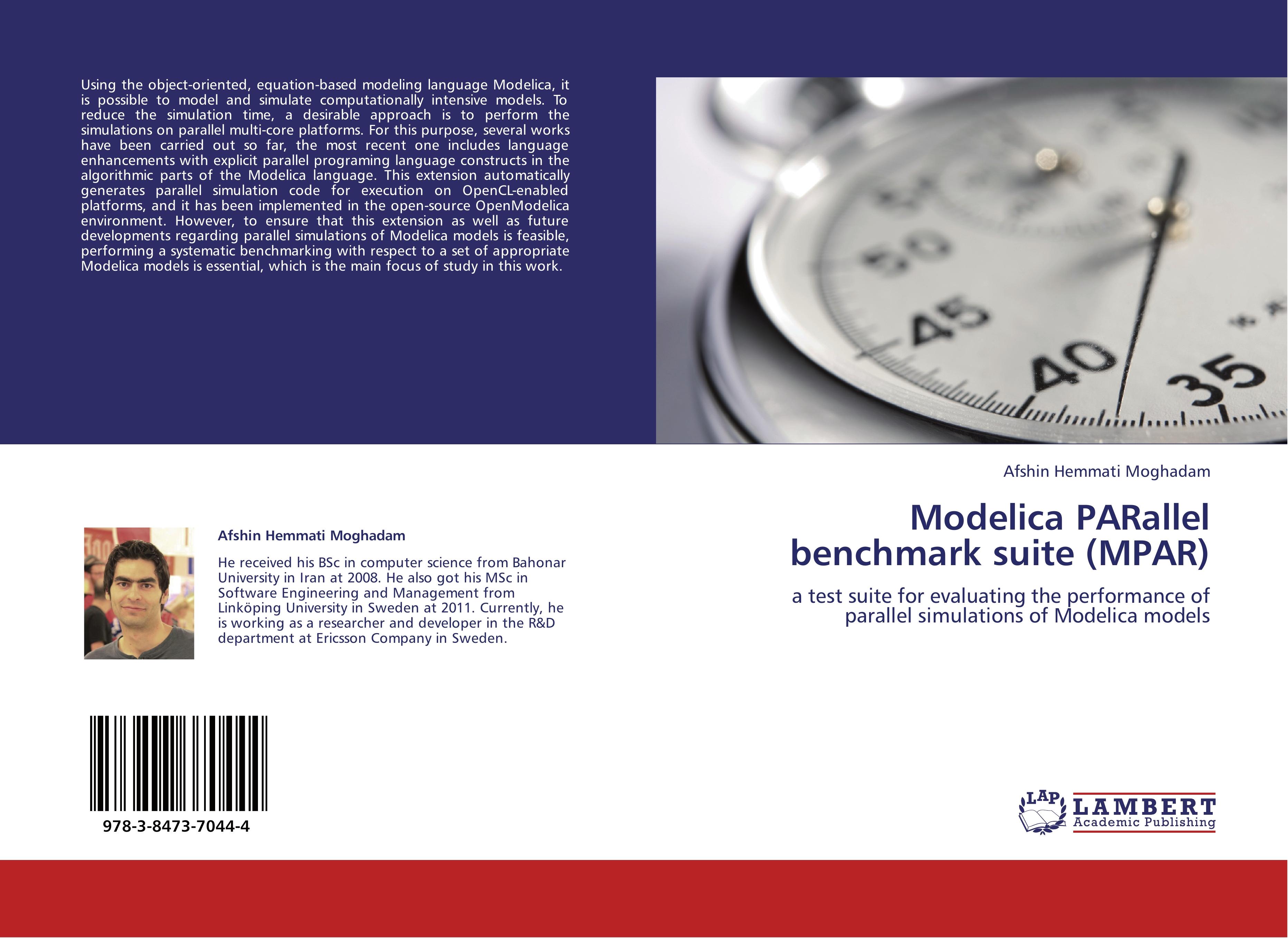 Modelica PARallel benchmark suite (MPAR) - Afshin Hemmati Moghadam