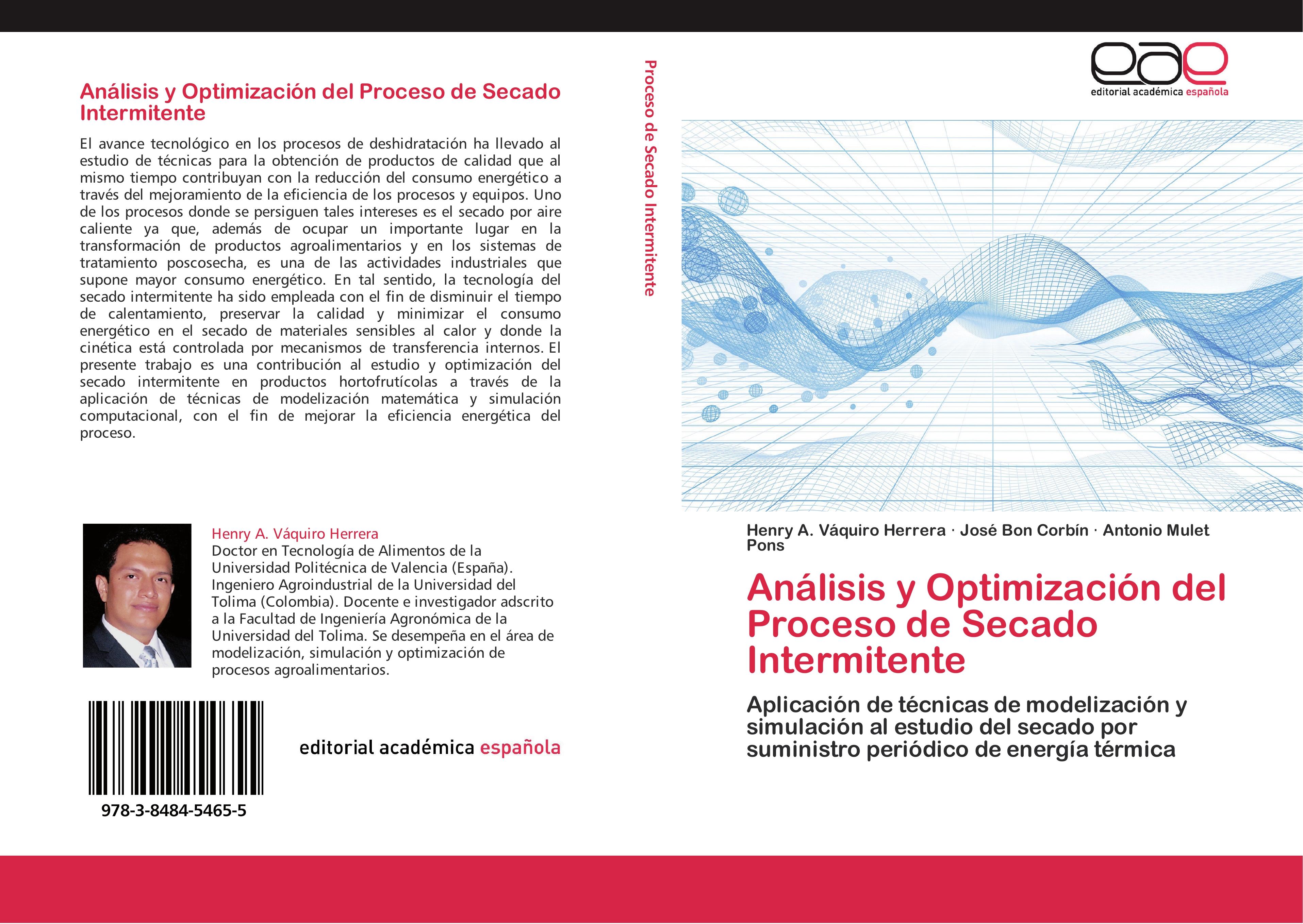 Análisis y Optimización del Proceso de Secado Intermitente - Henry A. Váquiro Herrera|José Bon Corbín|Antonio Mulet Pons