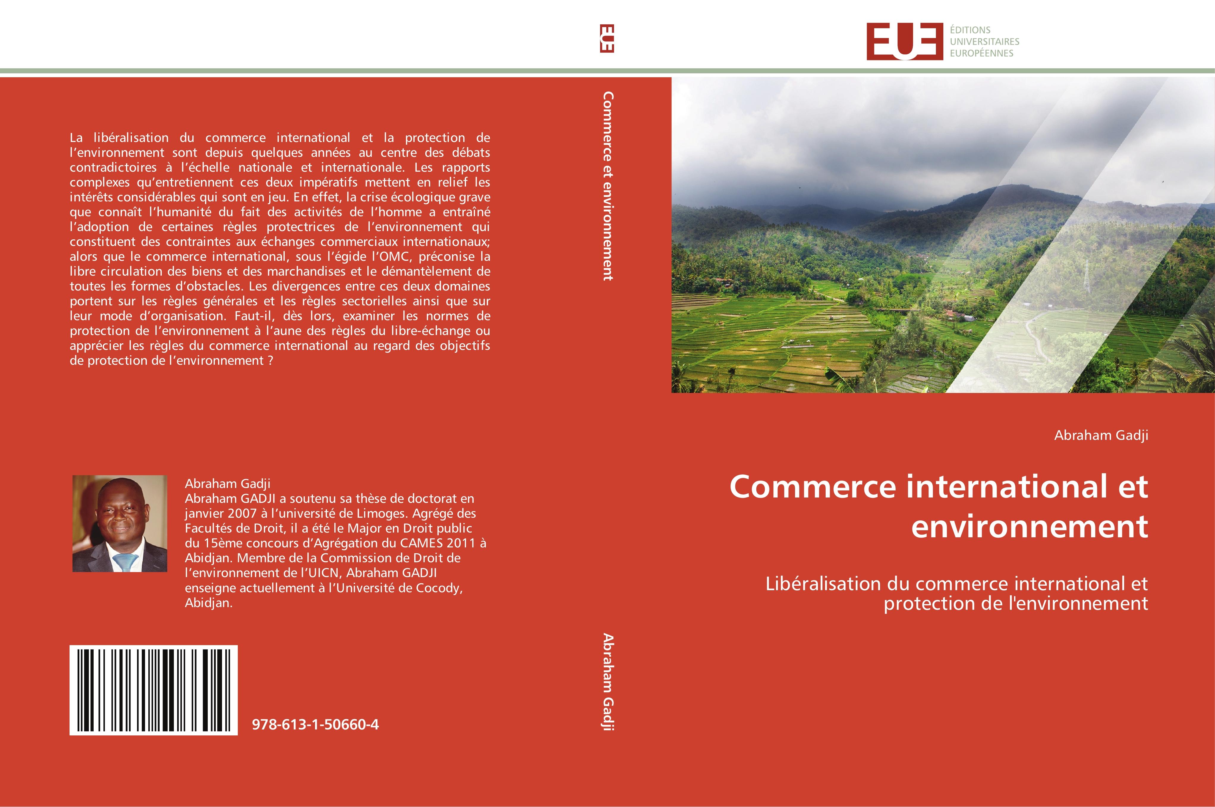 Commerce international et environnement - Gadji, Abraham