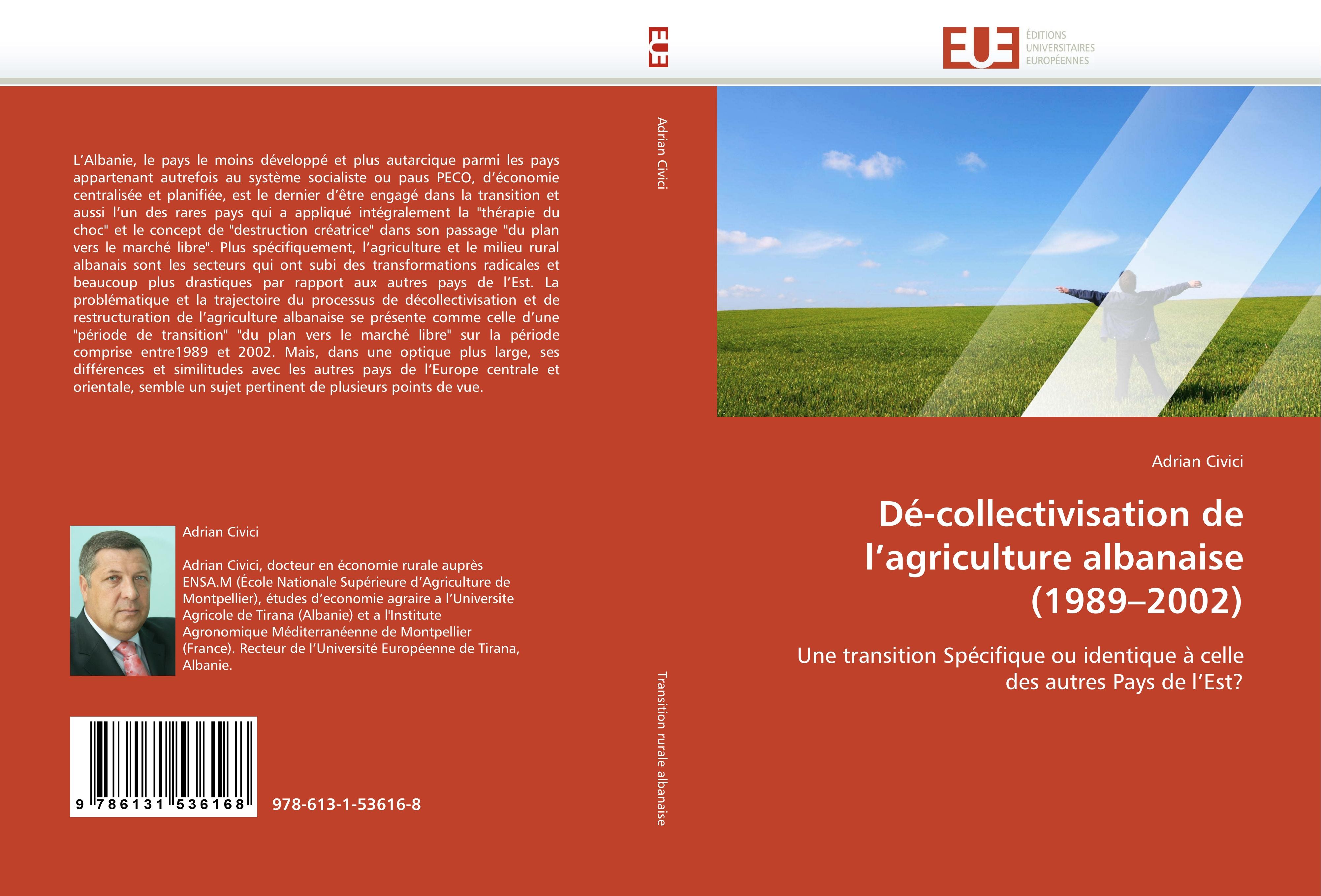 Dé-collectivisation de l agriculture albanaise (1989-2002) - Adrian Civici