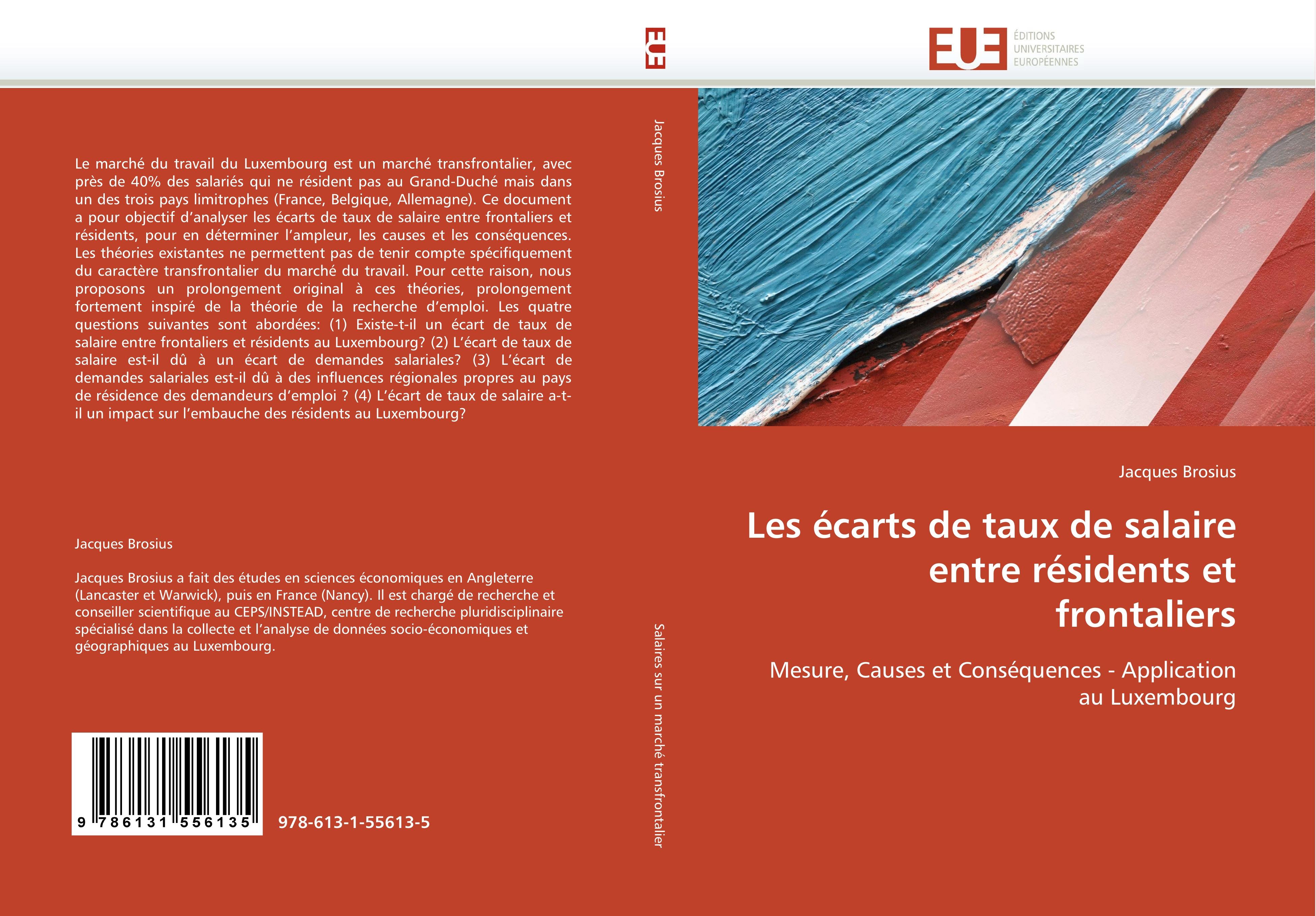 Les Ã©carts de taux de salaire entre rÃ©sidents et frontaliers - Jacques Brosius