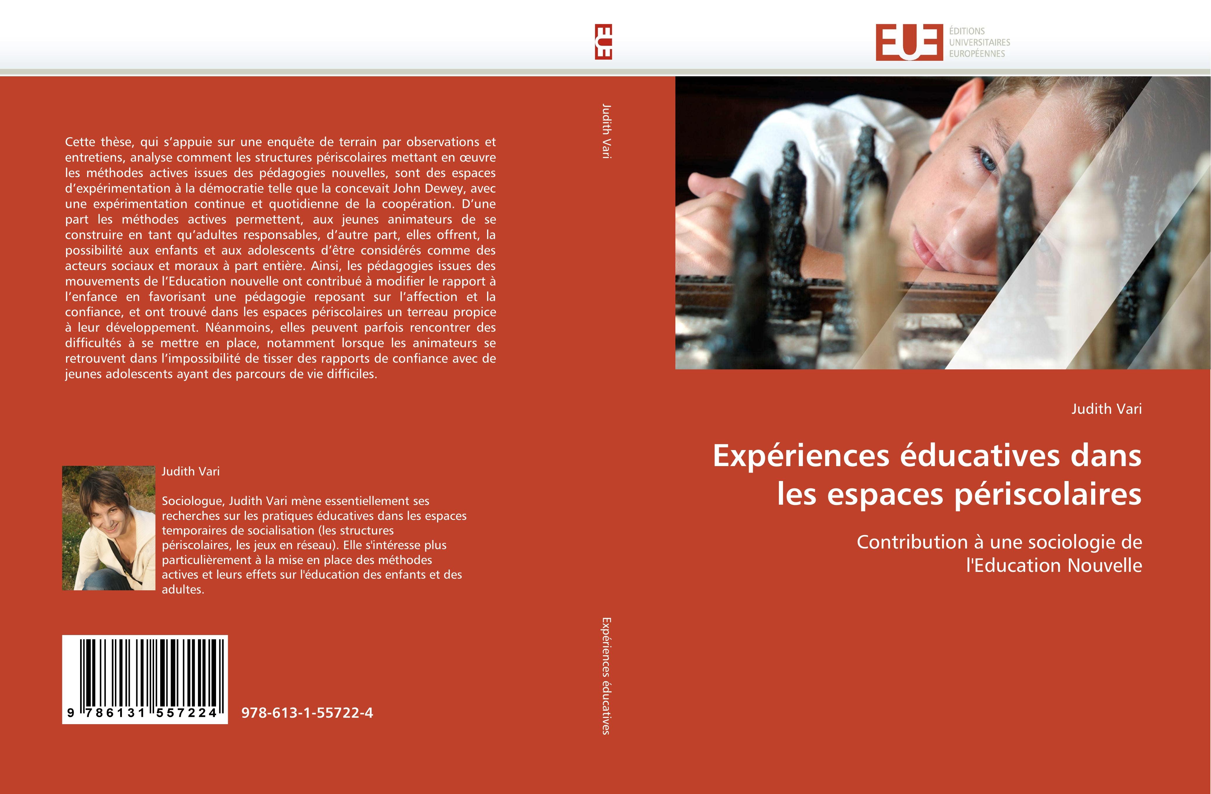 ExpÃƒÂ©riences ÃƒÂ©ducatives dans les espaces pÃƒÂ©riscolaires - Vari, Judith