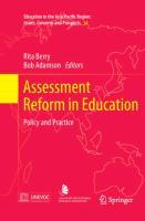 Assessment Reform in Education - Berry, Rita|Adamson, Bob
