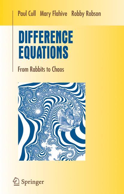 Difference Equations - Paul Cull|Mary Flahive|Robby Robson