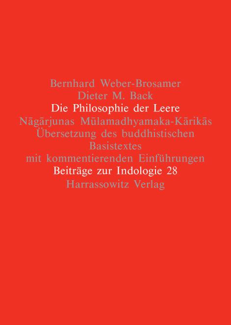 Die Philosophie der Leere - Weber-Brosamer, Bernhard|Back, Dieter M.