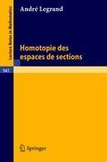 Homotopie des Espaces de Sections - Andre Legrand