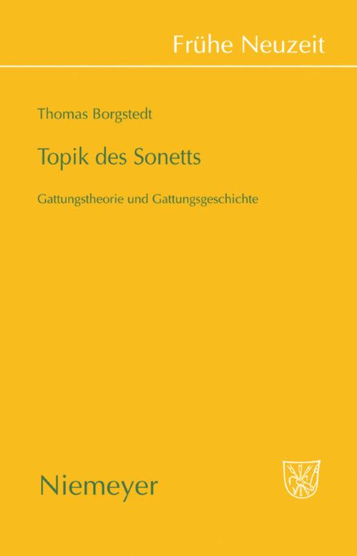 Topik des Sonetts - Borgstedt, Thomas