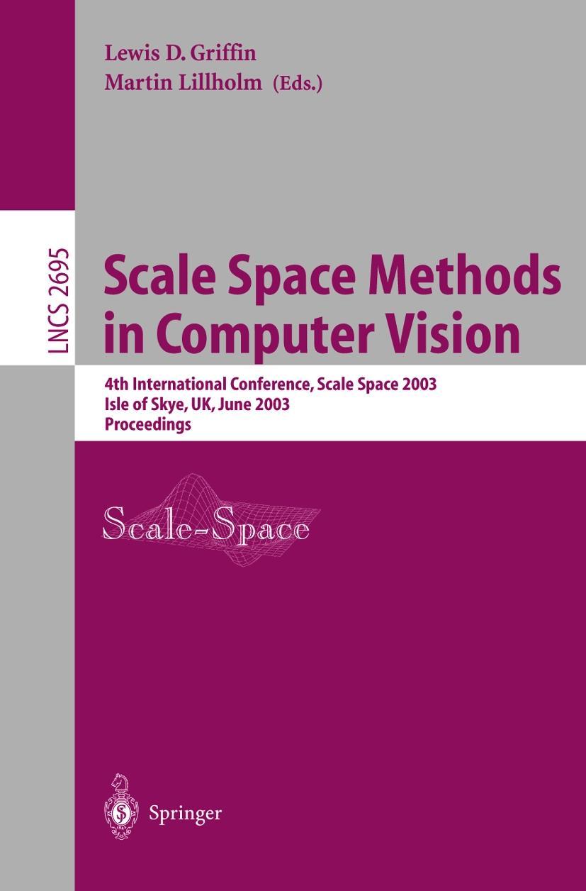 Scale Space Methods in Computer Vision - Griffin, Lewis D.|Lillholm, Martin