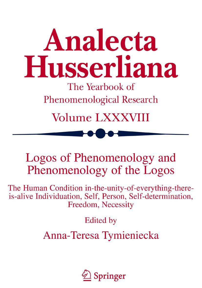 Logos of Phenomenology and Phenomenology of the Logos 1 - Tymieniecka, Anna-Teresa