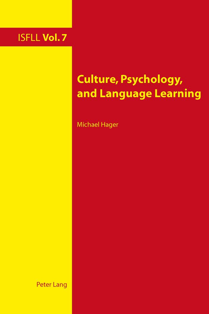 Culture, Psychology, and Language Learning - Hager, Michael