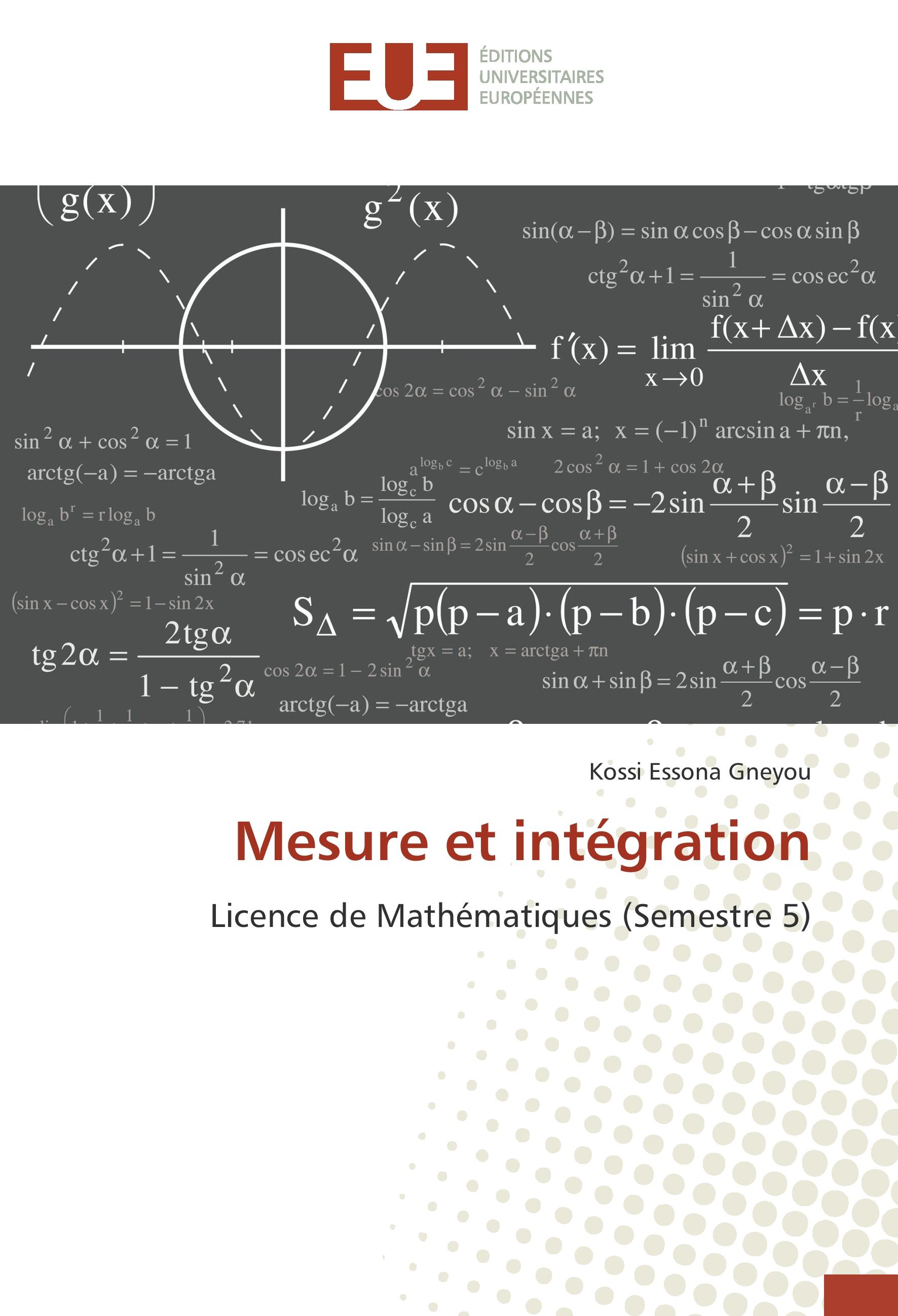 Mesure et intÃƒÂ©gration - Kossi Essona Gneyou