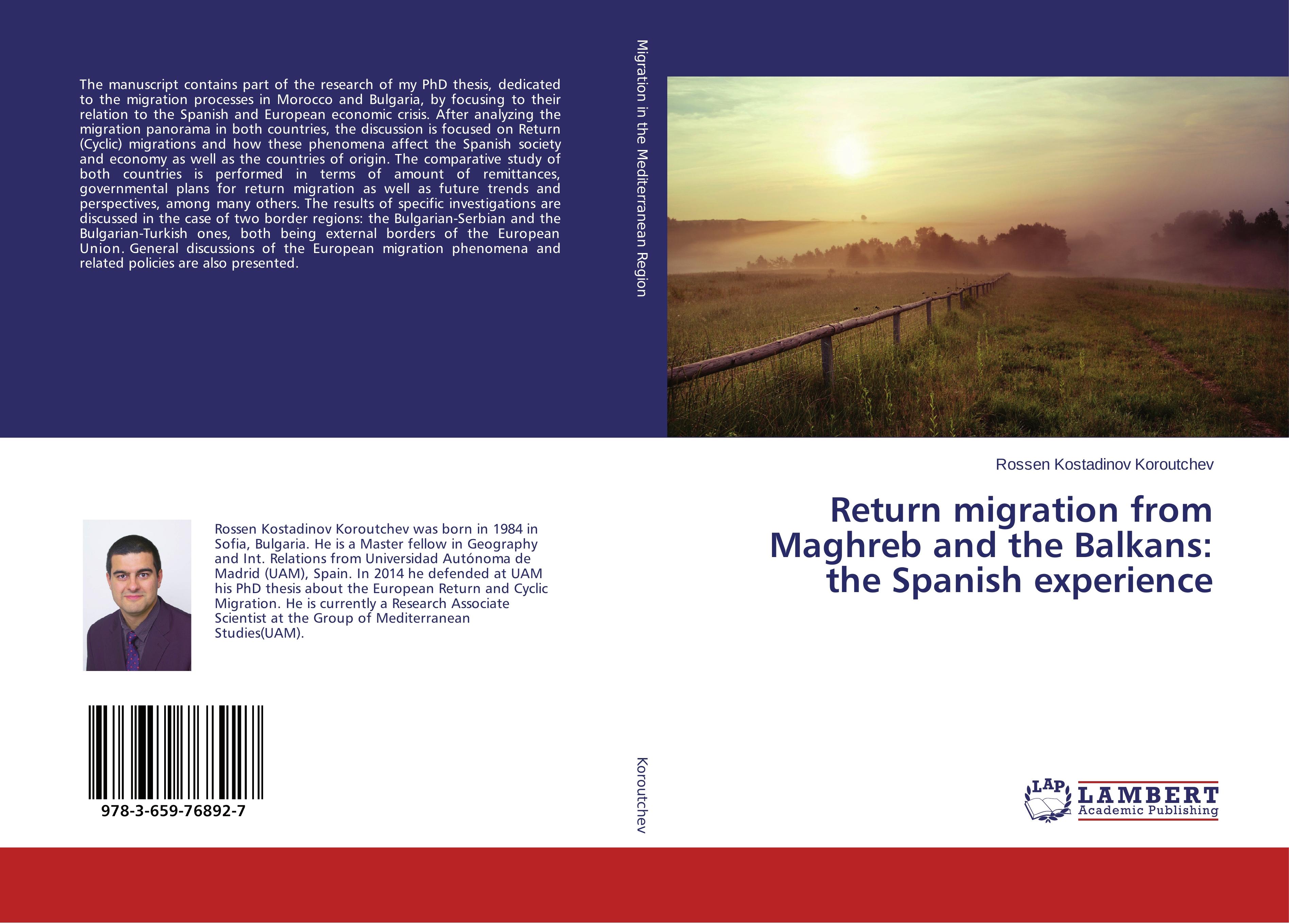 Return migration from Maghreb and the Balkans: the Spanish experience - Rossen Kostadinov Koroutchev