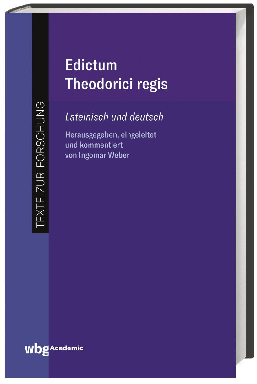 Edictum Theodorici regis - König, Ingemar