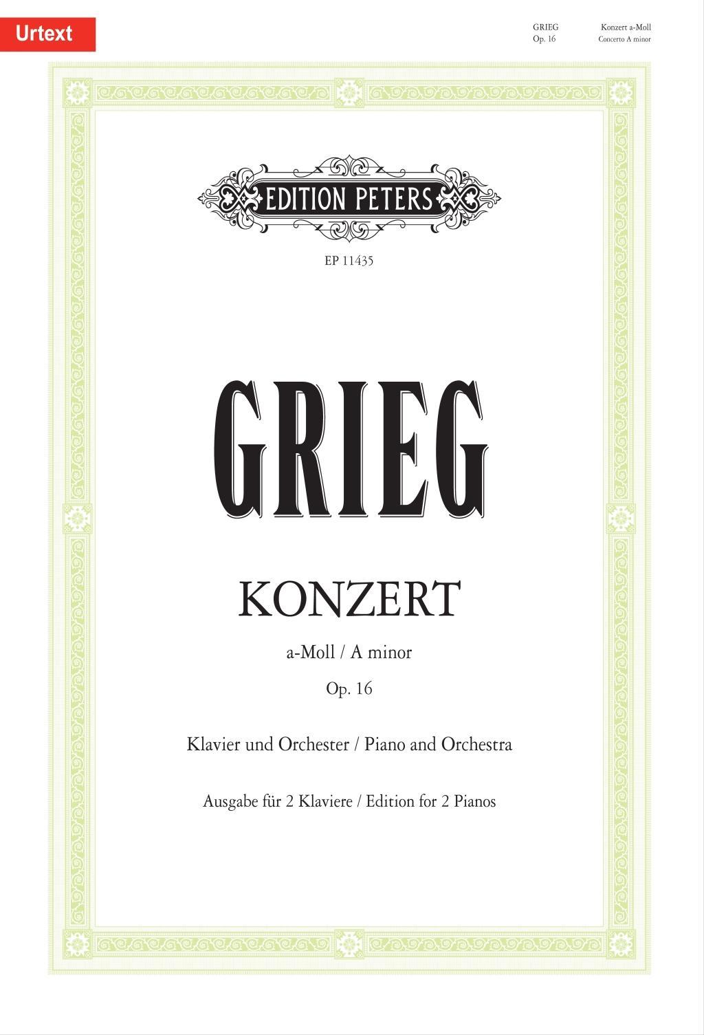 Konzert a-Moll op. 16 - Grieg, Edvard