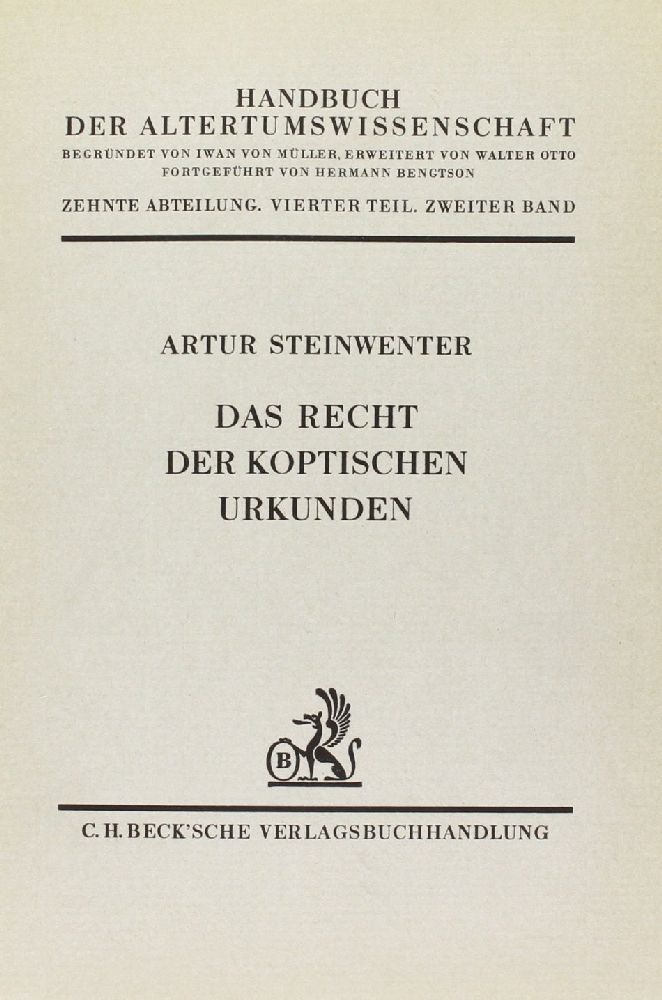 Byzantinische Urkundenlehre. Abschn.1 - Franz Dölger