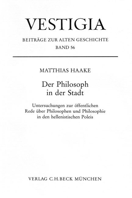 Der Philosoph in der Stadt - Matthias Haake