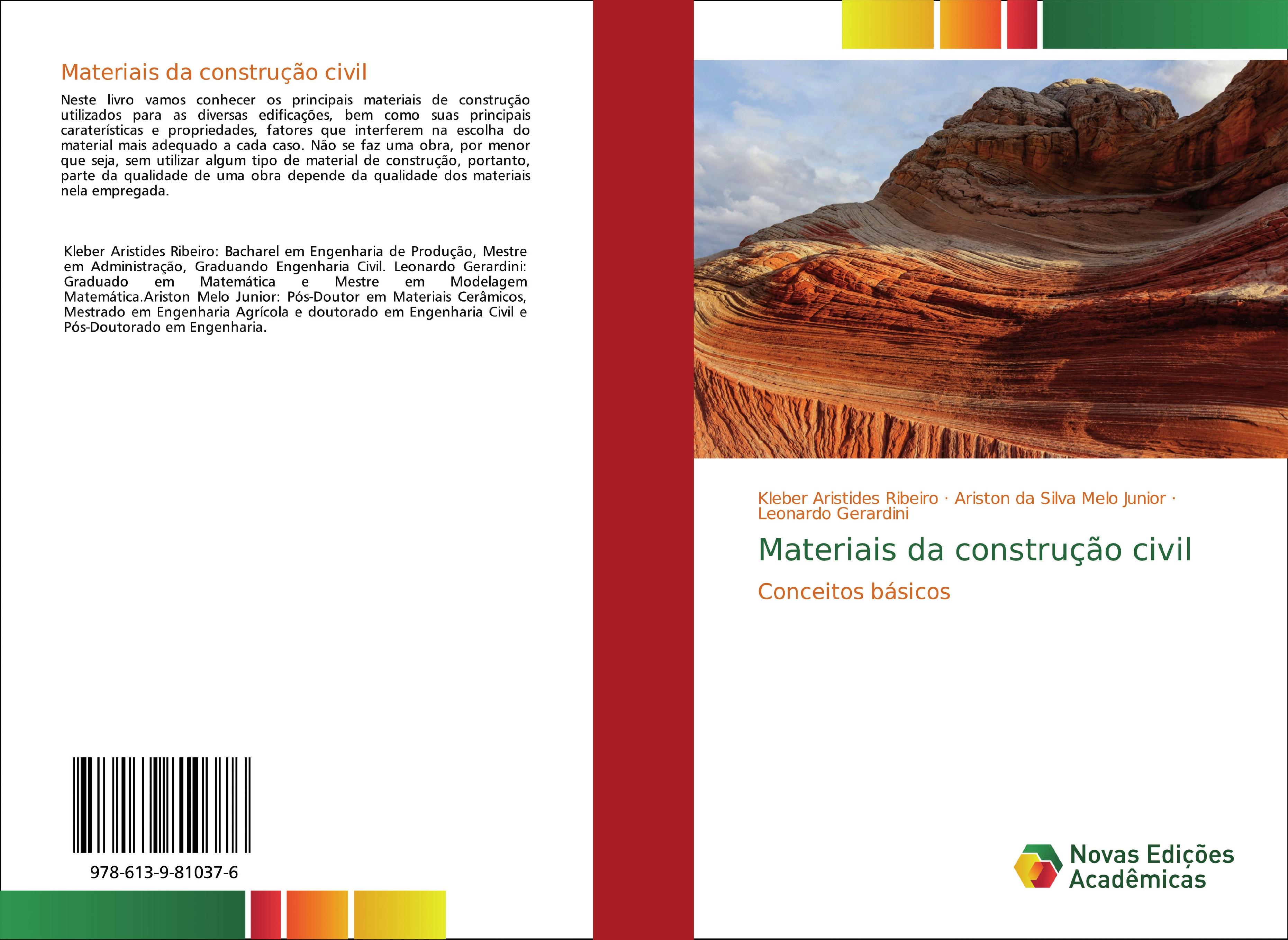 Materiais da construção civil - Kleber Aristides Ribeiro|Ariston da Silva Melo Junior|Leonardo Gerardini