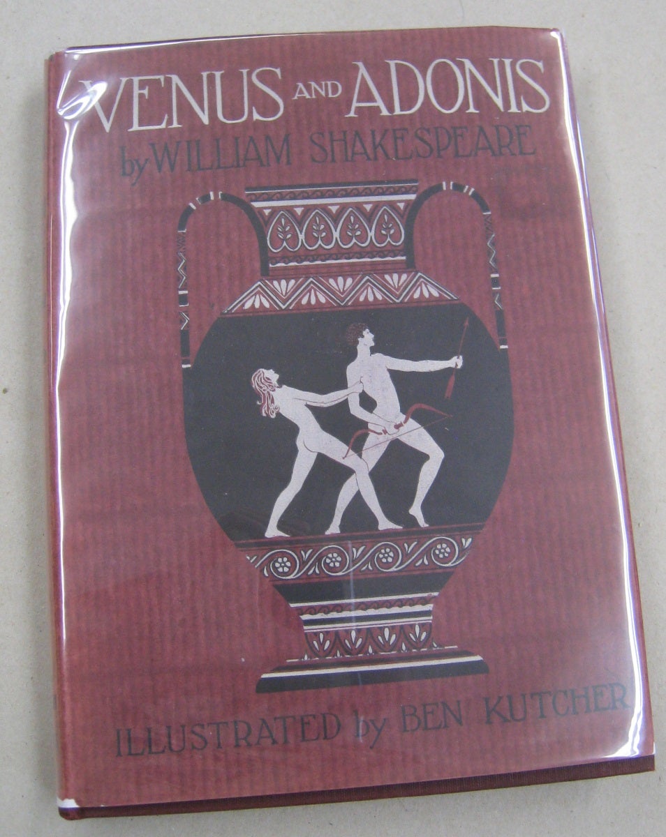 Venus And Adonis By William Shakespeare Fine Near Fine Hardcover 1930