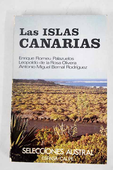 Las Islas Canarias - Roméu Palazuelos, Enrique