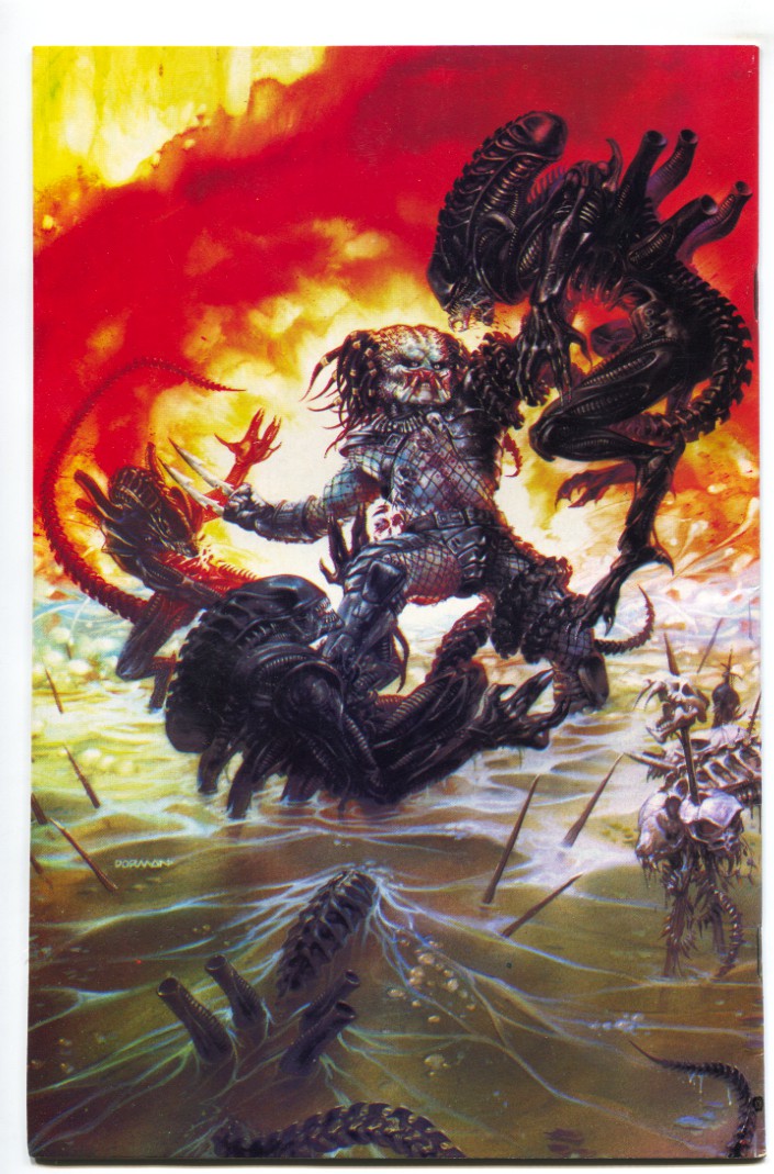 Dark Horse Presents #36 1st Alien Predator Fight Dorman Variant 1990 VF 