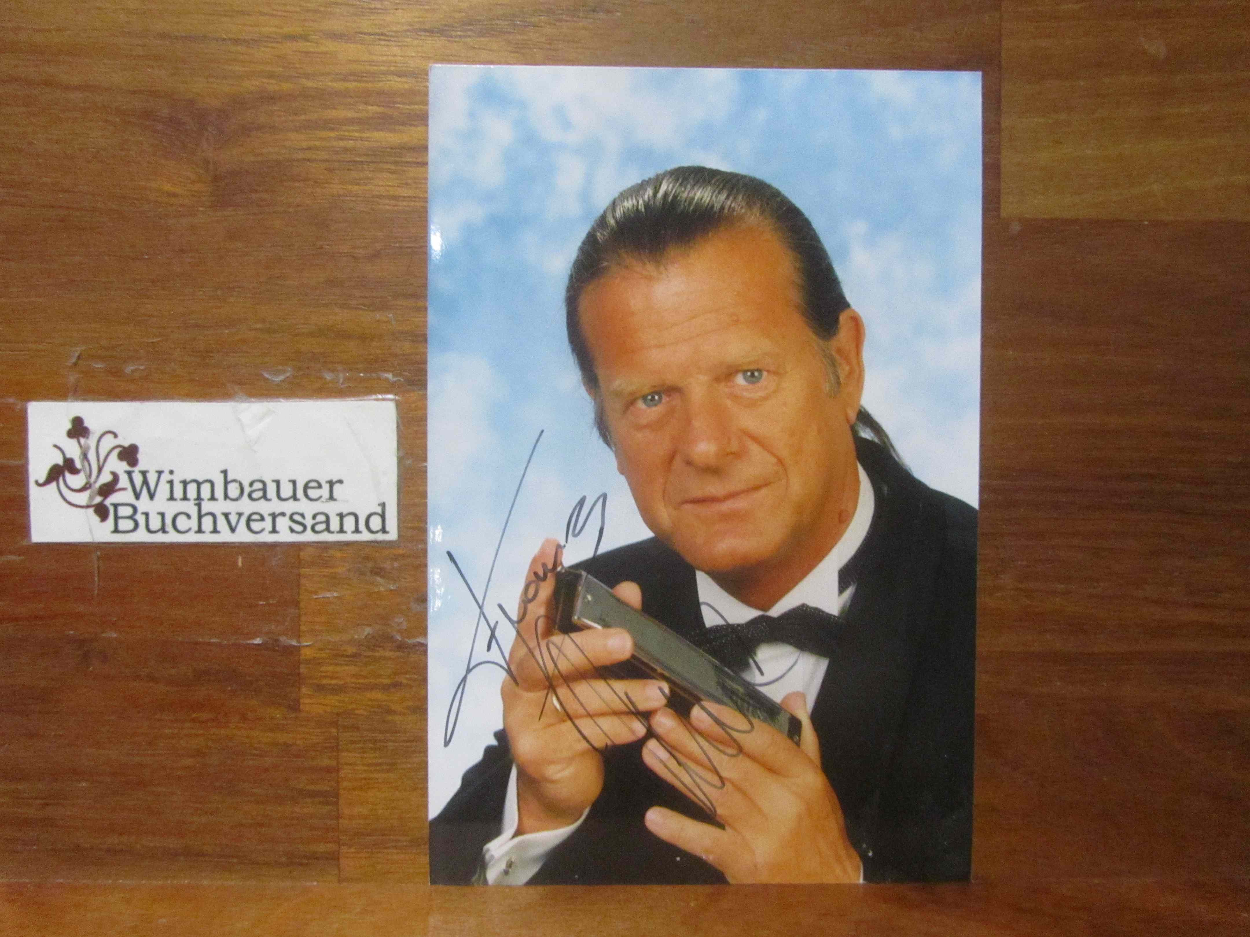 Original Autogramm Franz Chmel (19442016) Mundharmonika /// Autogramm