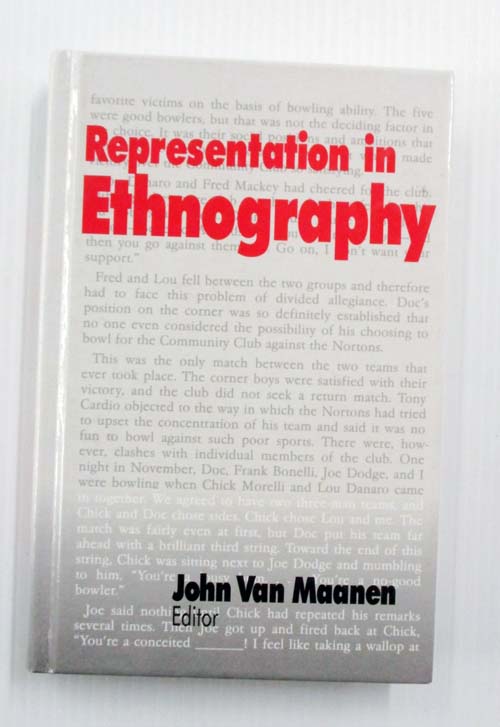 Representation in Ethnography - Van Maanen, John (Edited by)