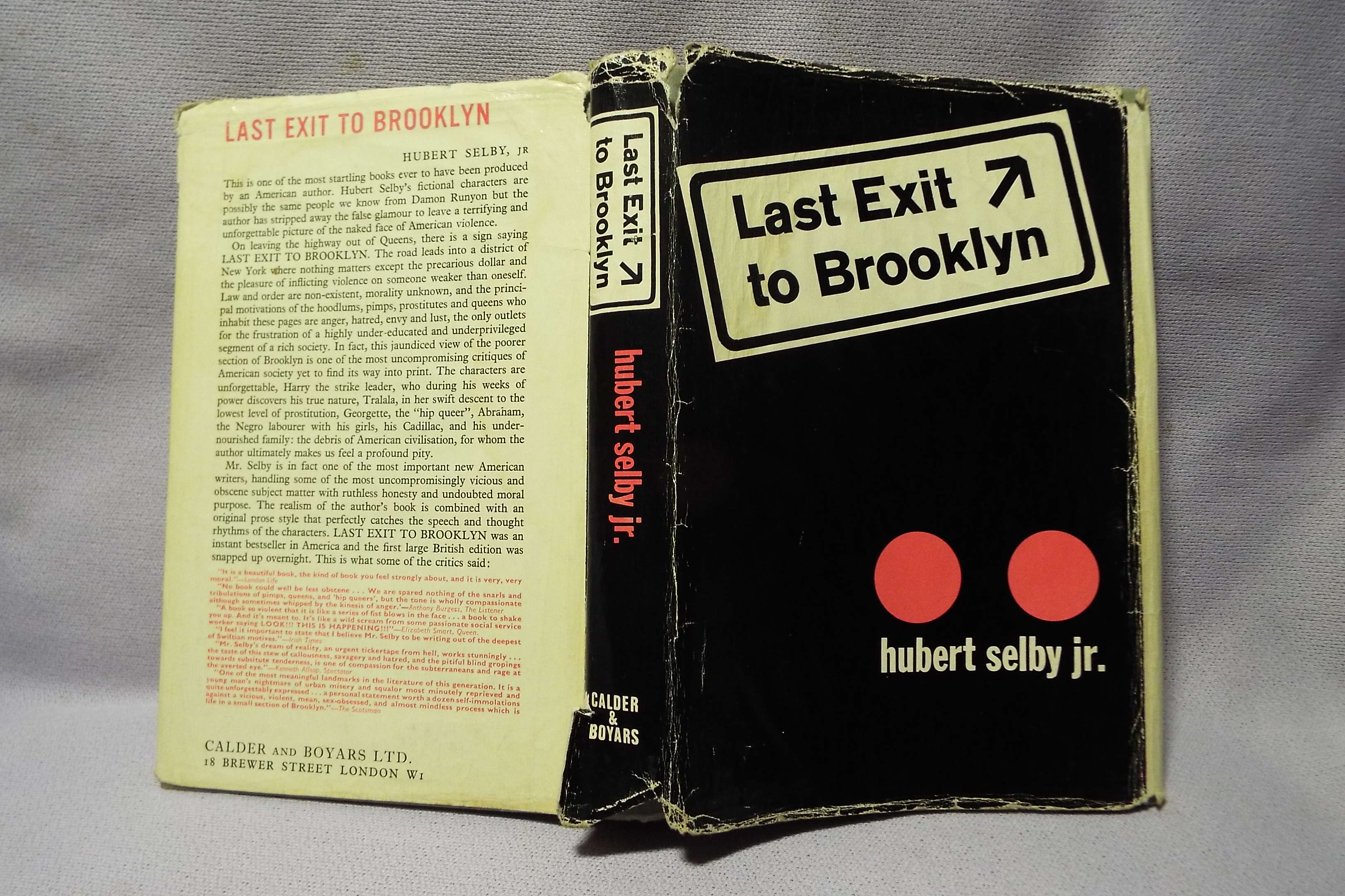 Last Exit to Brooklyn First printing by Selby Jr, Hubert Very Good Hardcover (1966) 1st